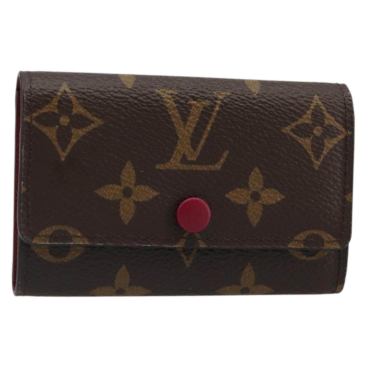 LOUIS VUITTON Monogram Multicles 6 Key Case Fuchsia M60701 LV Auth 186280V