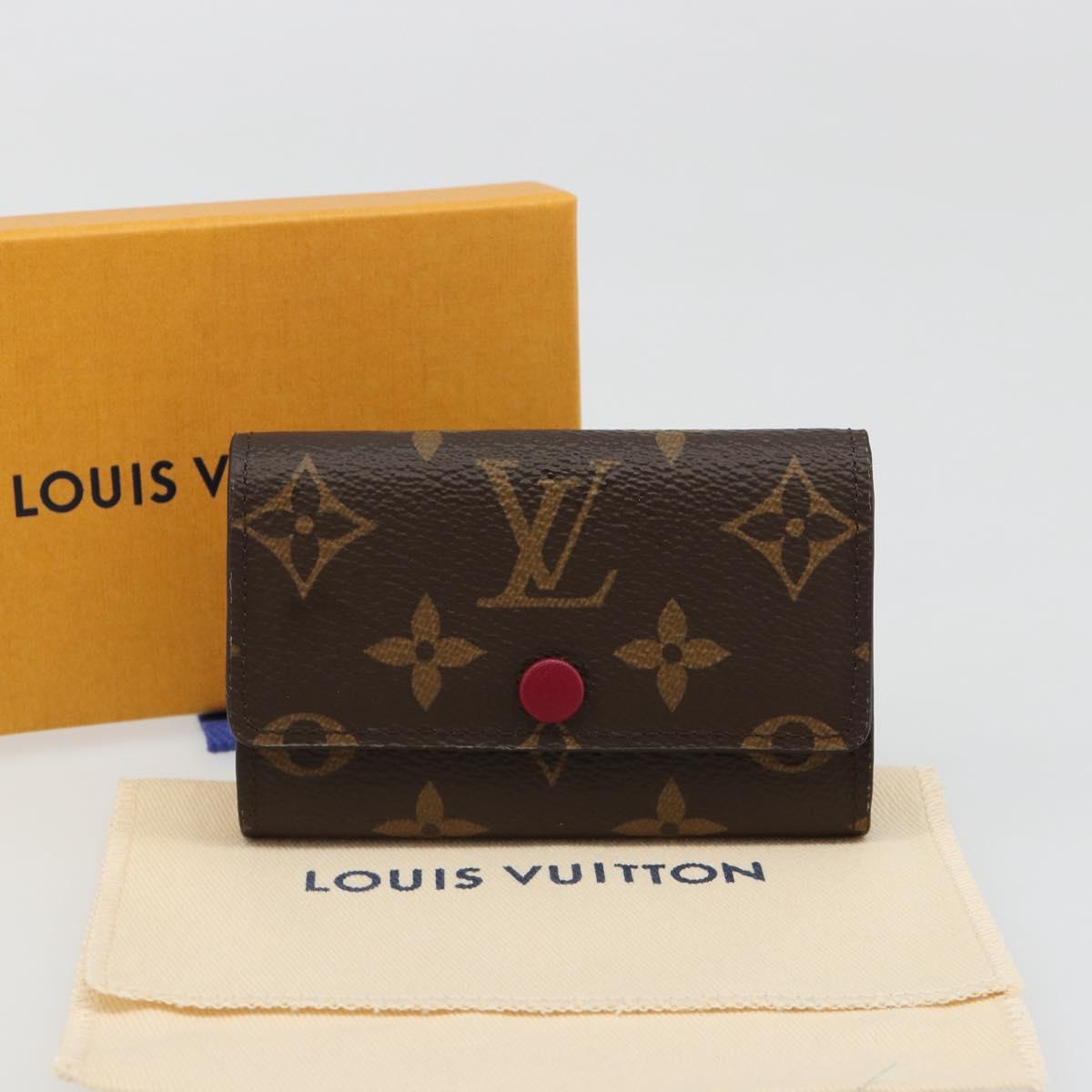LOUIS VUITTON Monogram Multicles 6 Key Case Fuchsia M60701 LV Auth 186280V