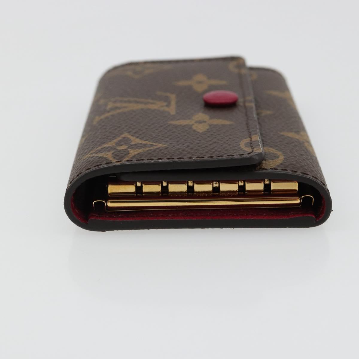 LOUIS VUITTON Monogram Multicles 6 Key Case Fuchsia M60701 LV Auth 186280V