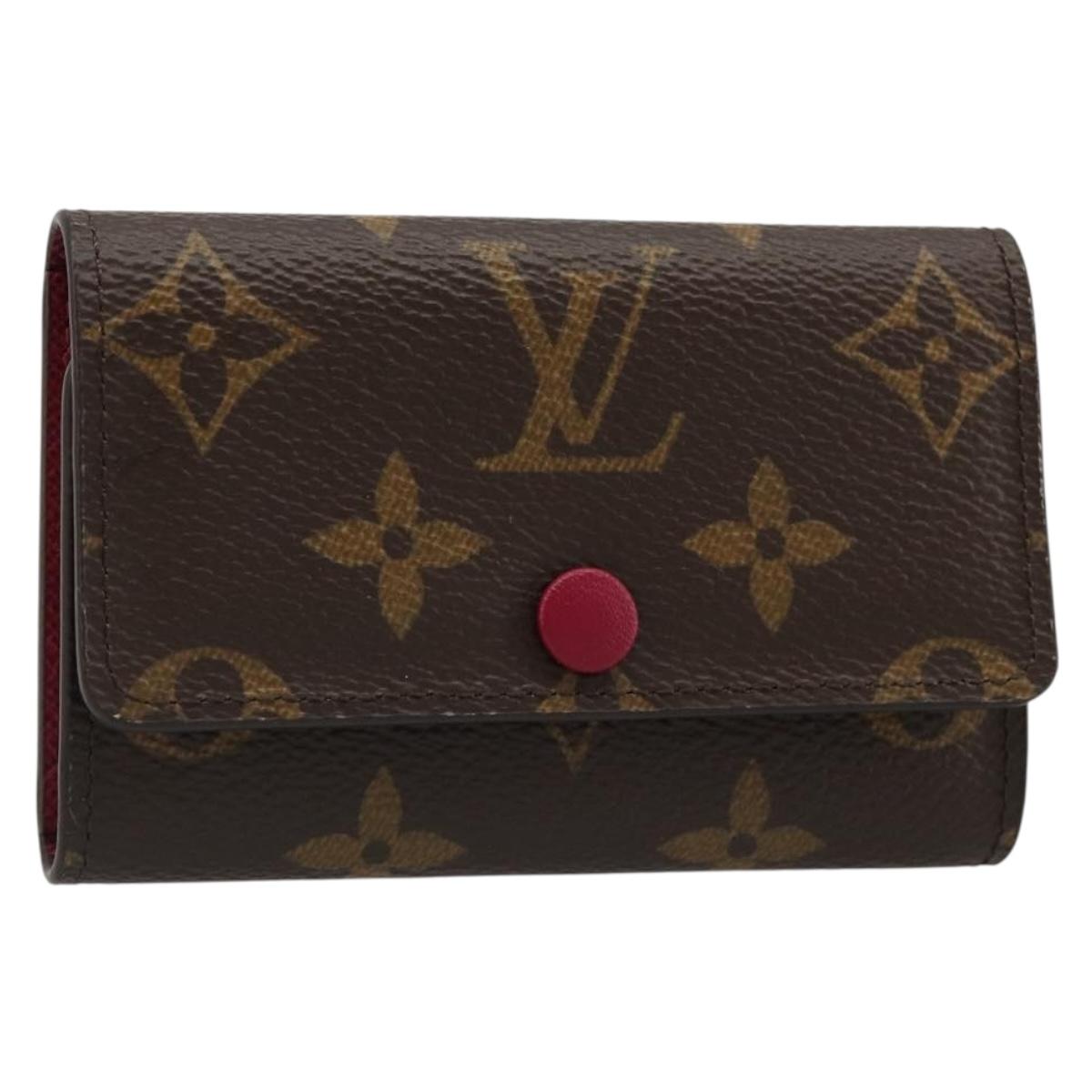 LOUIS VUITTON Monogram Multicles 6 Key Case Fuchsia M60701 LV Auth 186281V