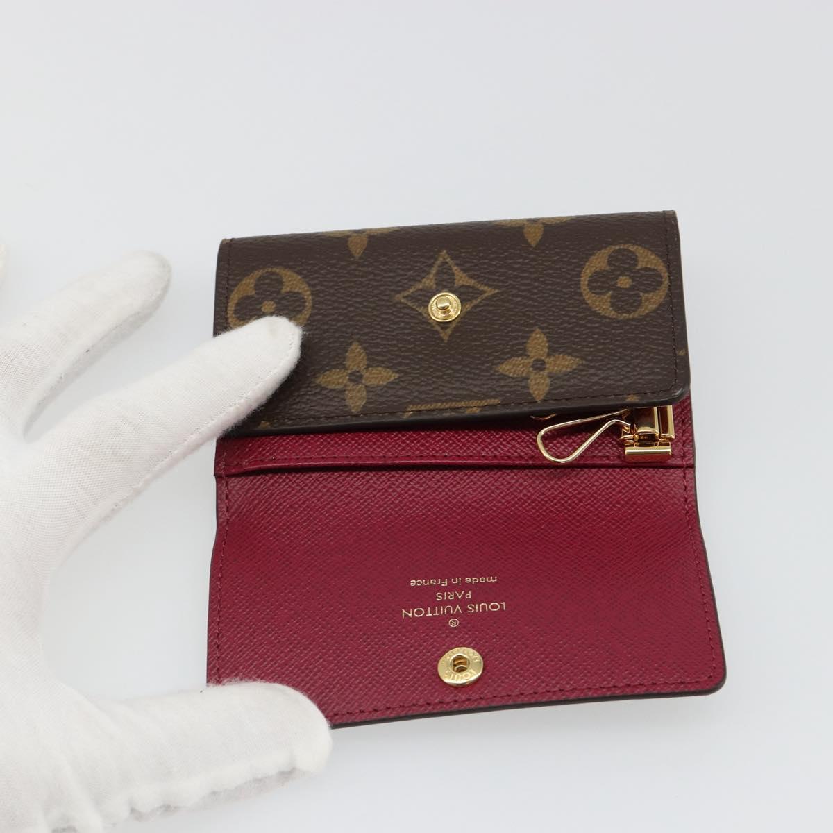 LOUIS VUITTON Monogram Multicles 6 Key Case Fuchsia M60701 LV Auth 186281V