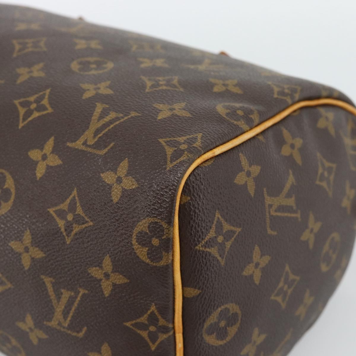 LOUIS VUITTON Monogram Speedy 25 Hand Bag M41528 LV Auth 186287A
