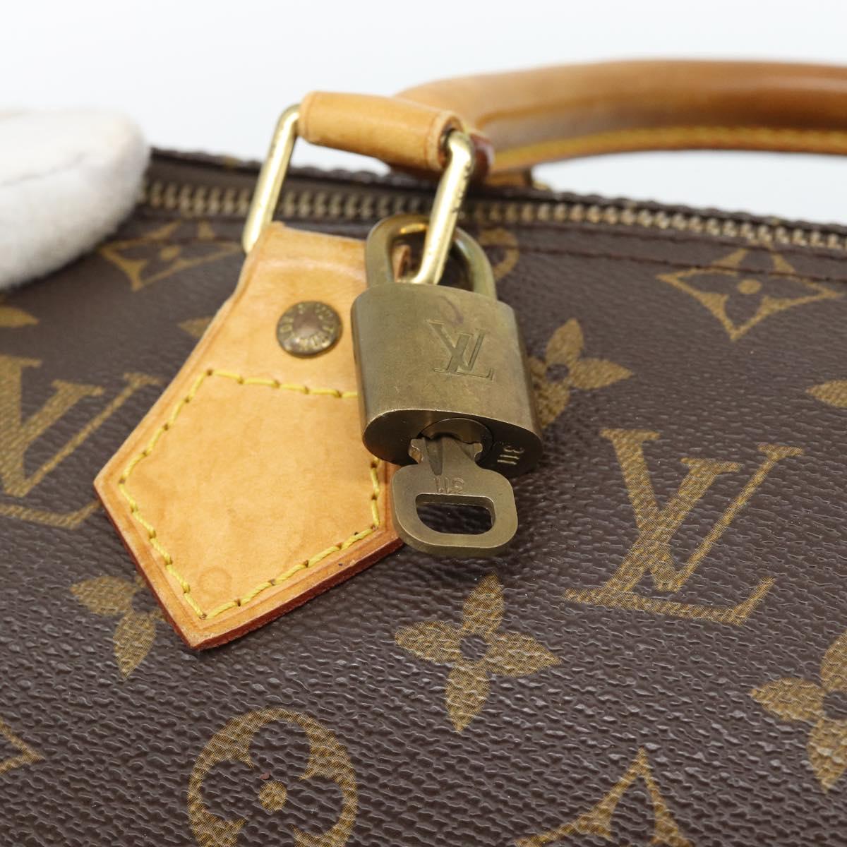 LOUIS VUITTON Monogram Speedy 25 Hand Bag M41528 LV Auth 186287A