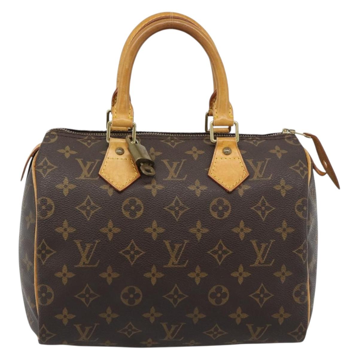 LOUIS VUITTON Monogram Speedy 25 Hand Bag M41528 LV Auth 186287A
