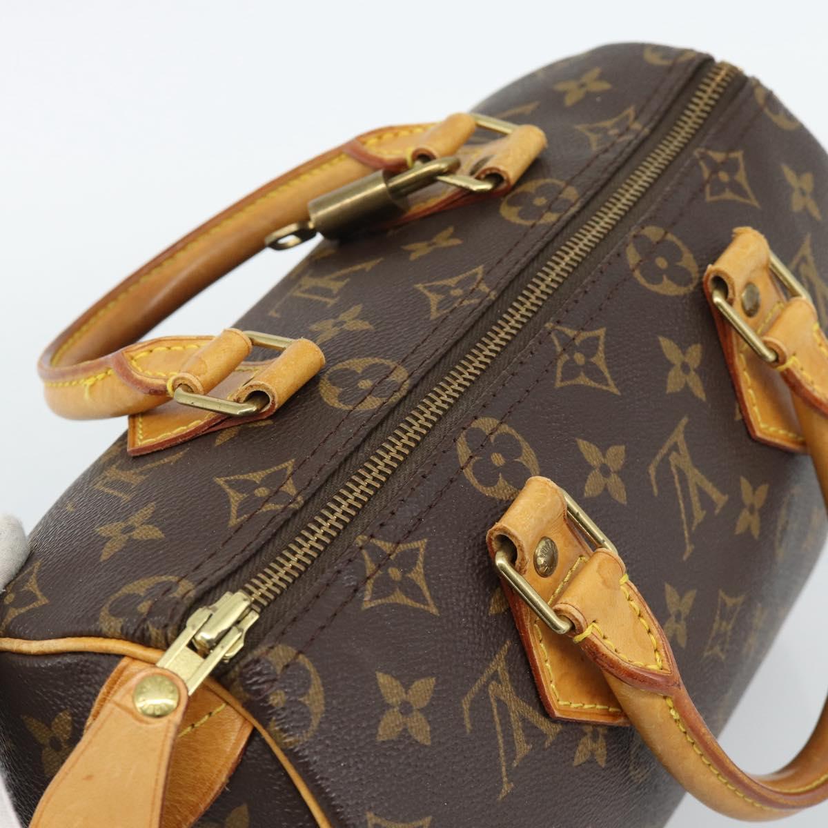 LOUIS VUITTON Monogram Speedy 25 Hand Bag M41528 LV Auth 186287A