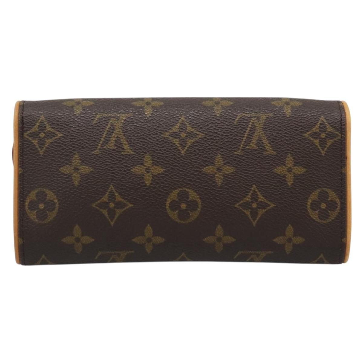 LOUIS VUITTON Monogram Pochette Twin PM Shoulder Bag M51854 LV Auth 186295V
