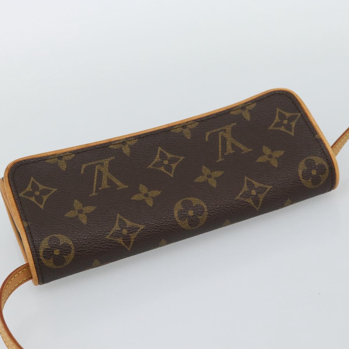 LOUIS VUITTON Monogram Pochette Twin PM Shoulder Bag M51854 LV Auth 186295V