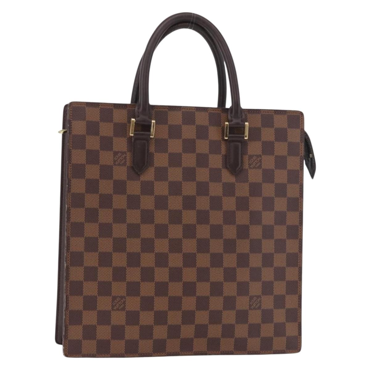 LOUIS VUITTON Damier Ebene Venice PM Hand Bag N51145 LV Auth 186314