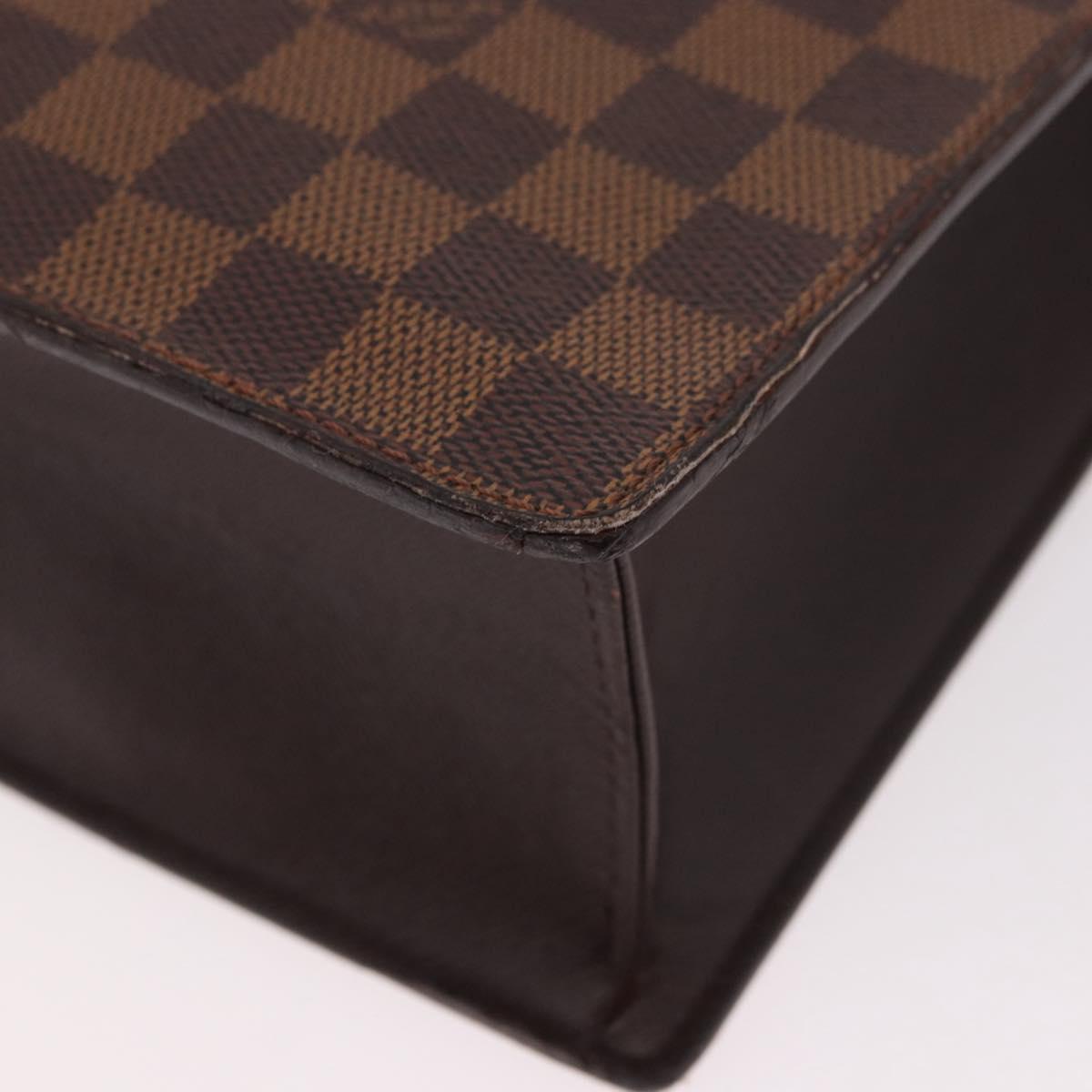 LOUIS VUITTON Damier Ebene Venice PM Hand Bag N51145 LV Auth 186314