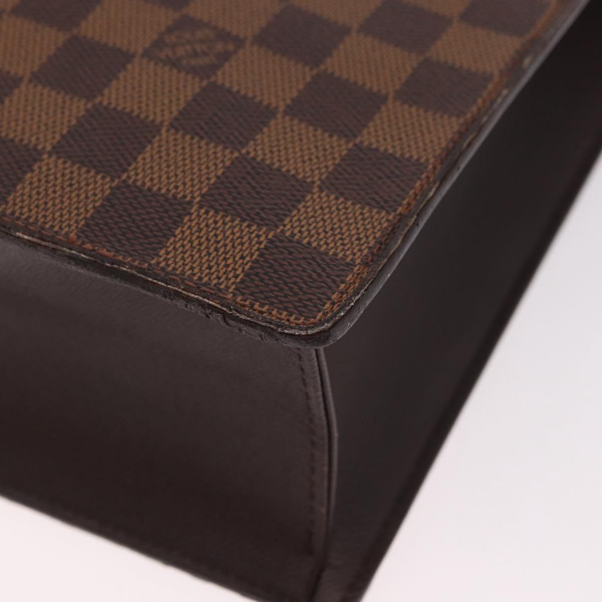 LOUIS VUITTON Damier Ebene Venice PM Hand Bag N51145 LV Auth 186314