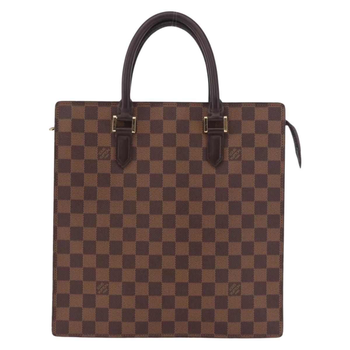 LOUIS VUITTON Damier Ebene Venice PM Hand Bag N51145 LV Auth 186314