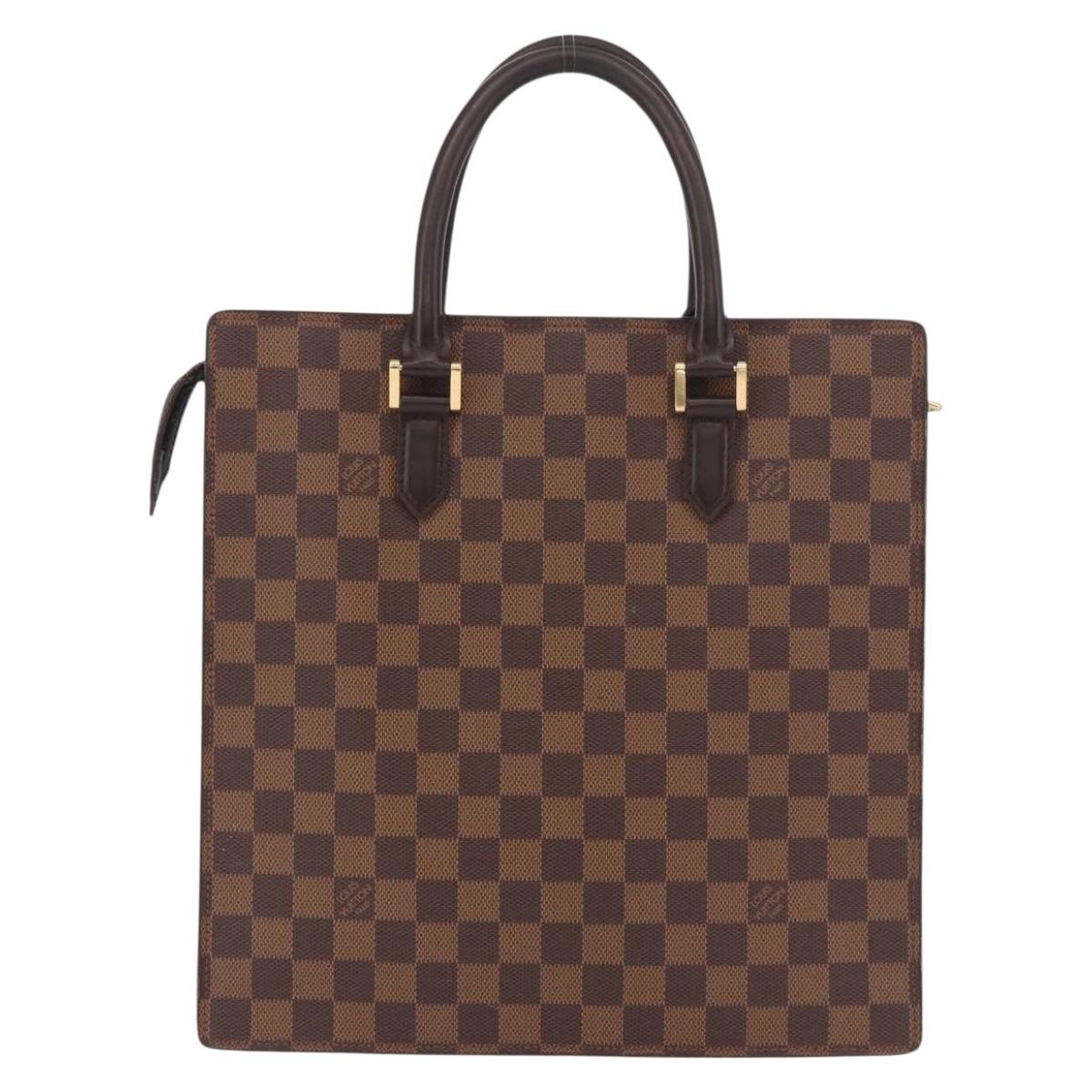LOUIS VUITTON Damier Ebene Venice PM Hand Bag N51145 LV Auth 186314