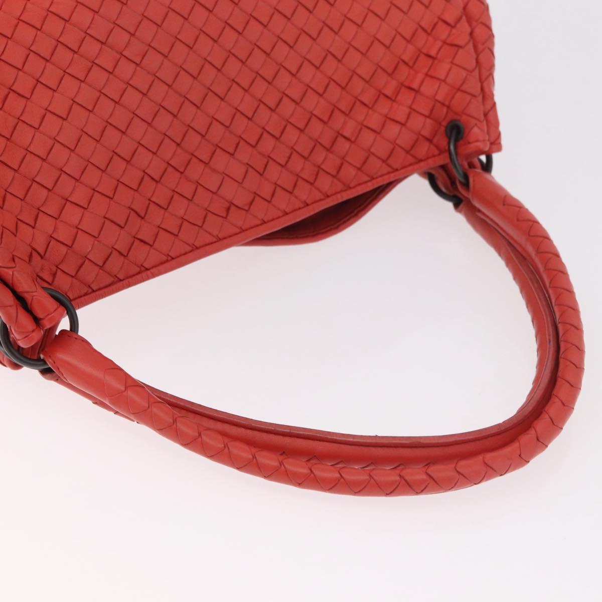 BOTTEGA VENETA INTRECCIATO Tote Bag Leather Red 222322 Auth 186324A