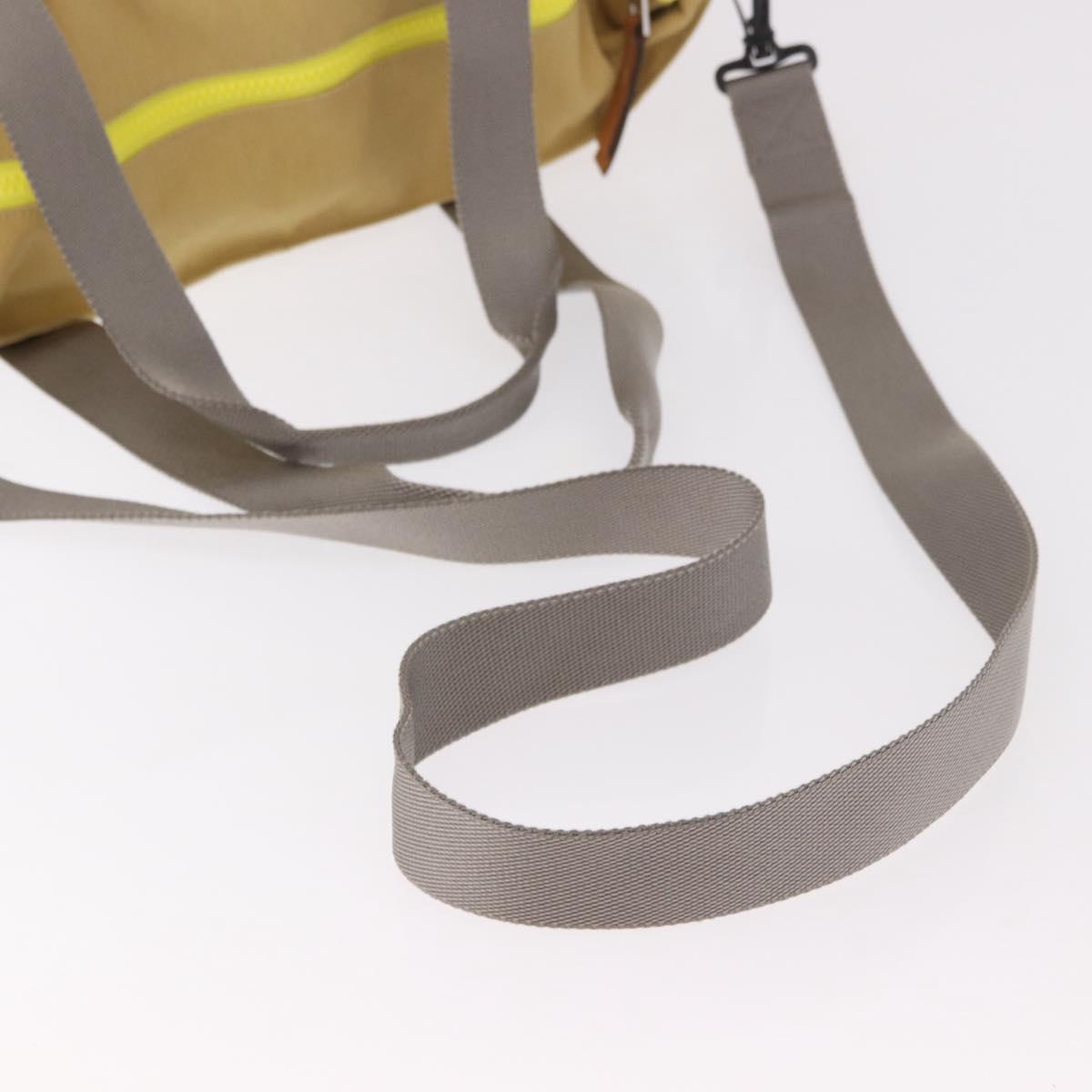 LOEWE Loewe Nature Tote Bag Canvas 2way Beige Silver Auth 186333A