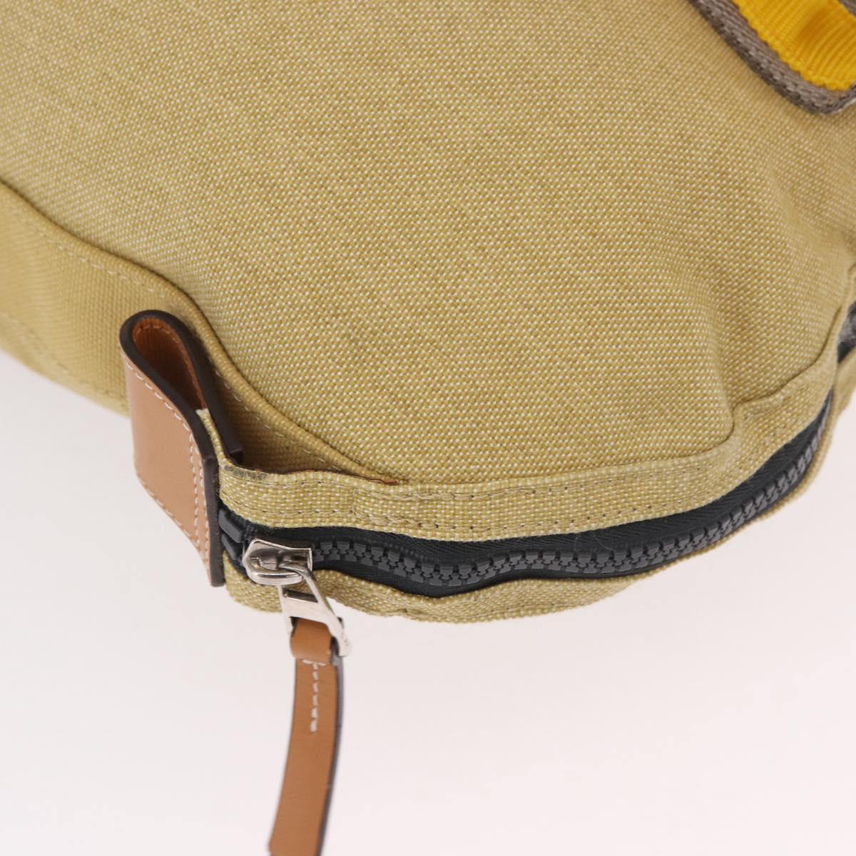 LOEWE Loewe Nature Tote Bag Canvas 2way Beige Silver Auth 186333A