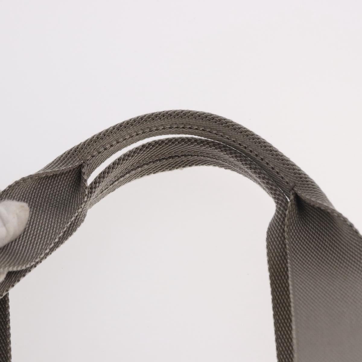 LOEWE Loewe Nature Tote Bag Canvas 2way Beige Silver Auth 186333A