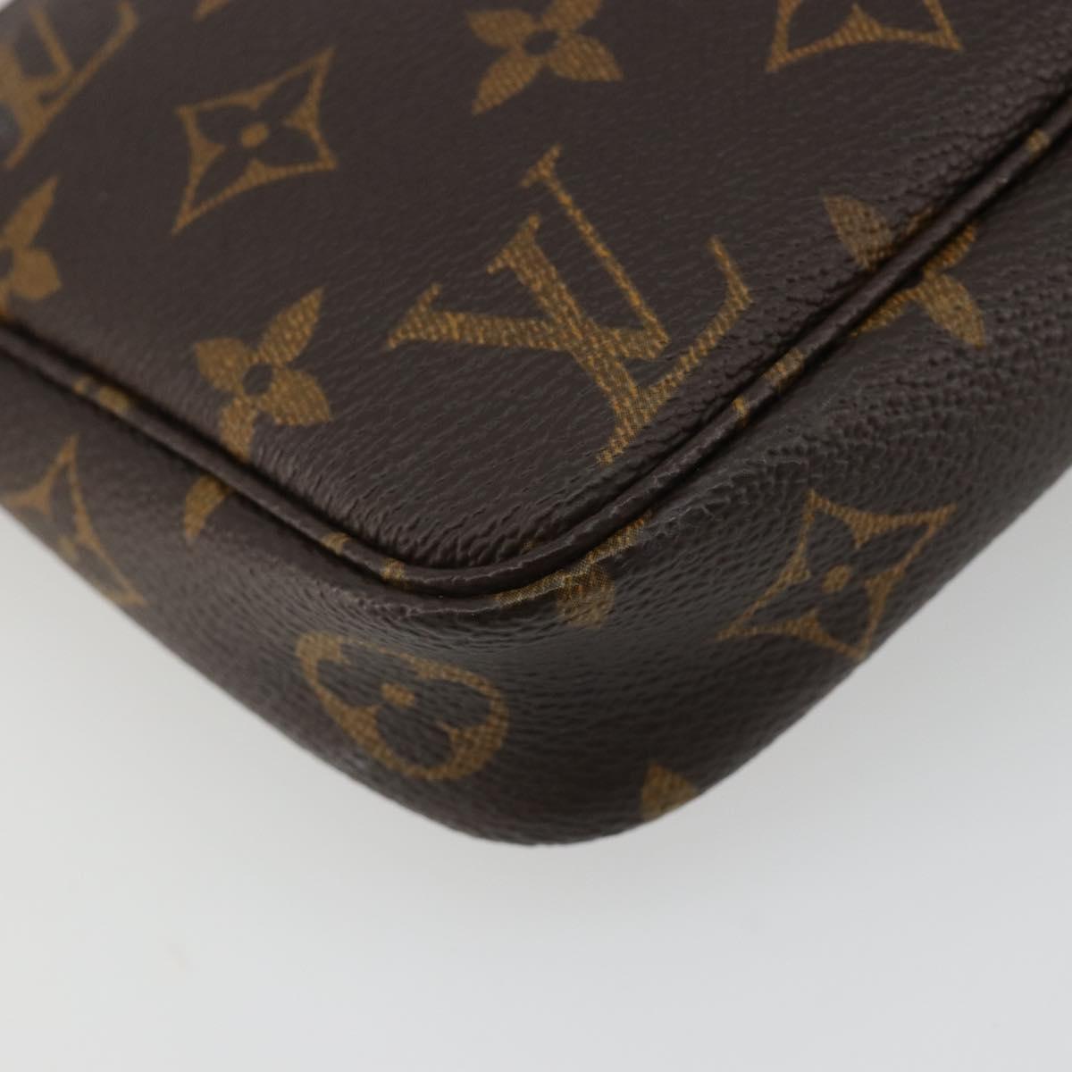 LOUIS VUITTON Monogram Pochette Accessoires Pouch M51980 LV Auth 186343A