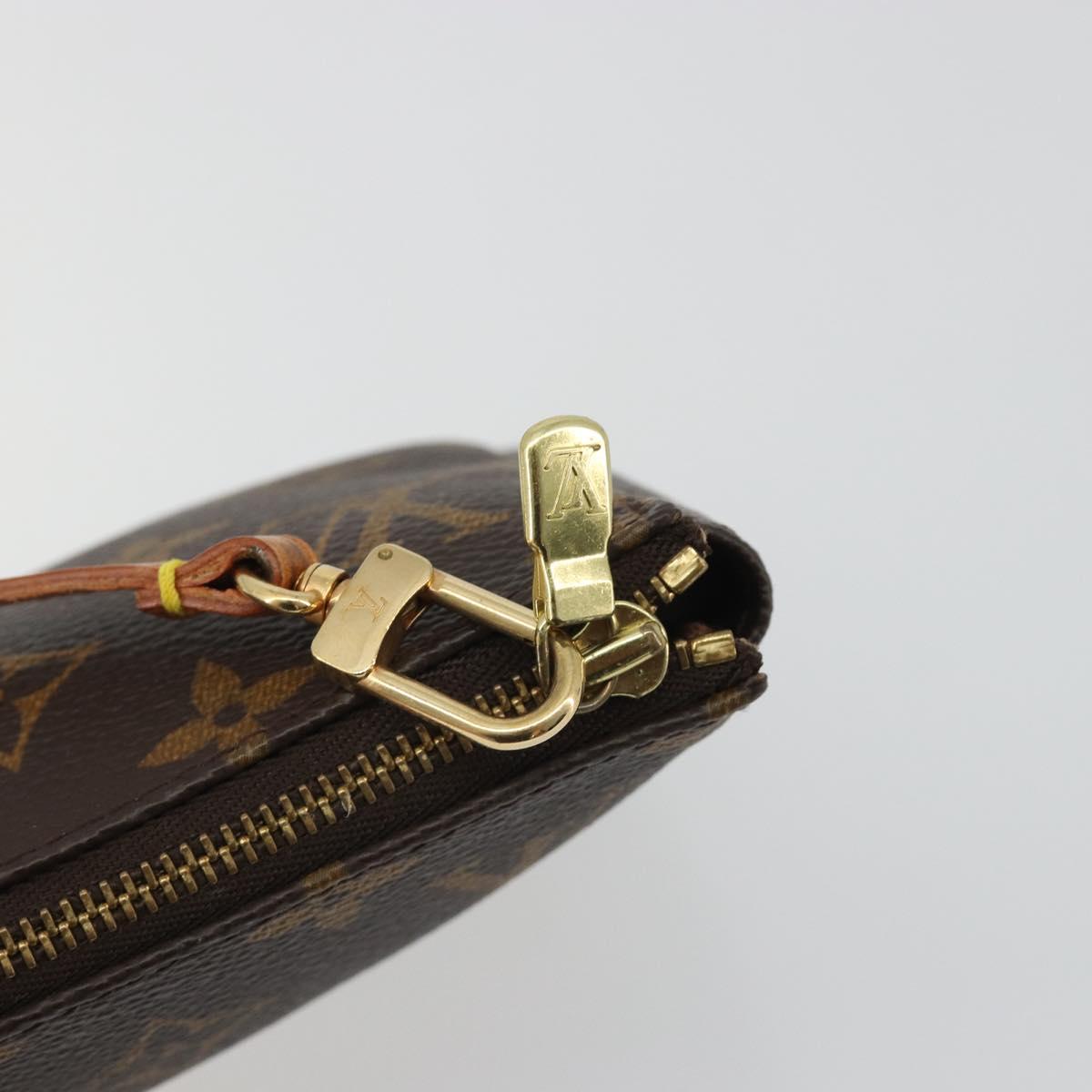 LOUIS VUITTON Monogram Pochette Accessoires Pouch M51980 LV Auth 186343A