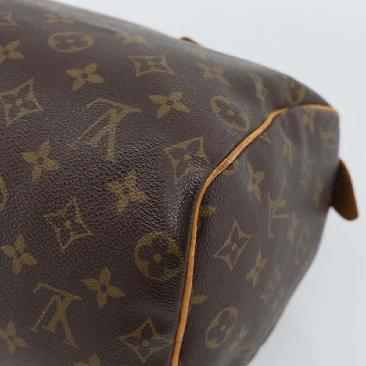 LOUIS VUITTON Monogram Speedy 25 Hand Bag M41528 LV Auth 186344A