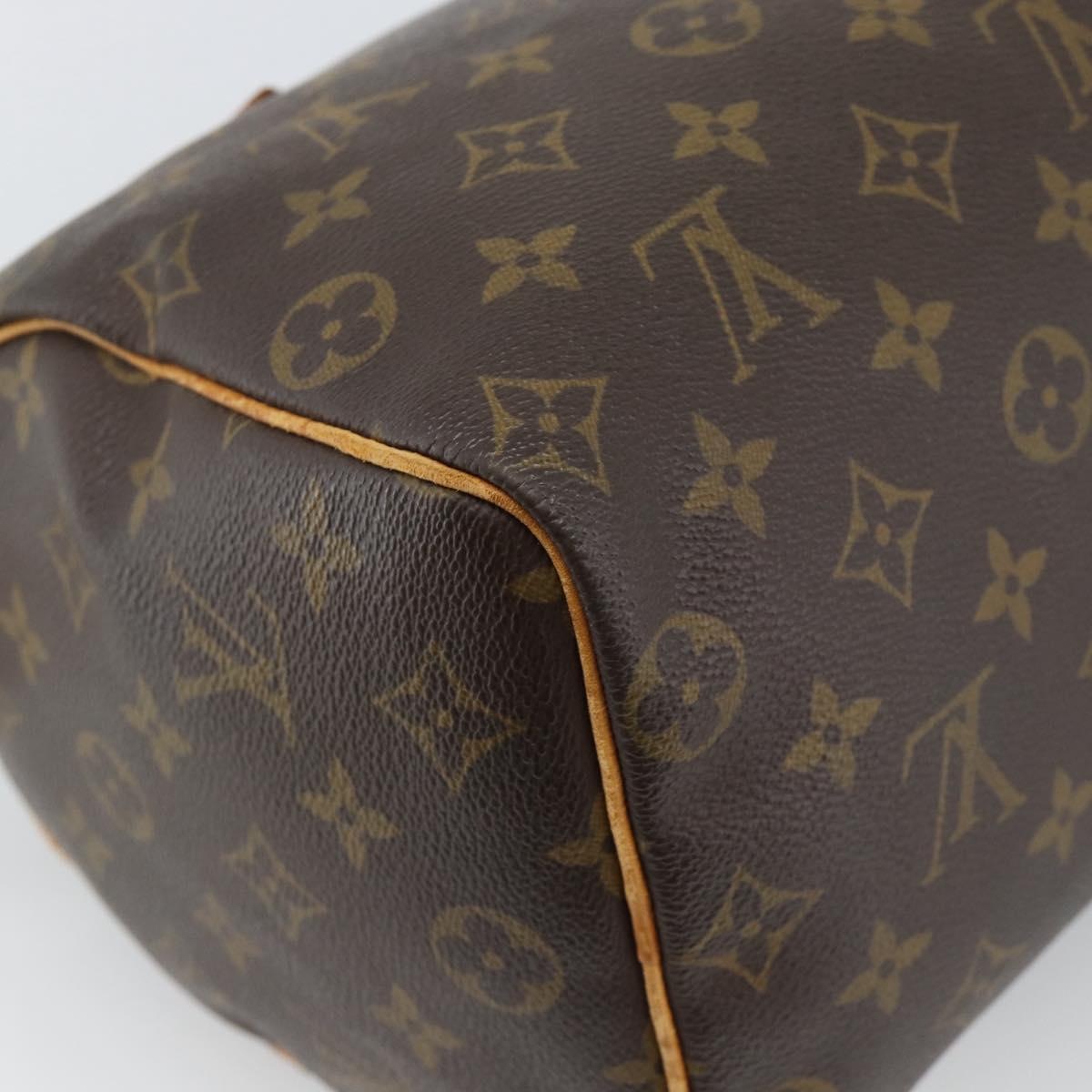 LOUIS VUITTON Monogram Speedy 25 Hand Bag M41528 LV Auth 186344A