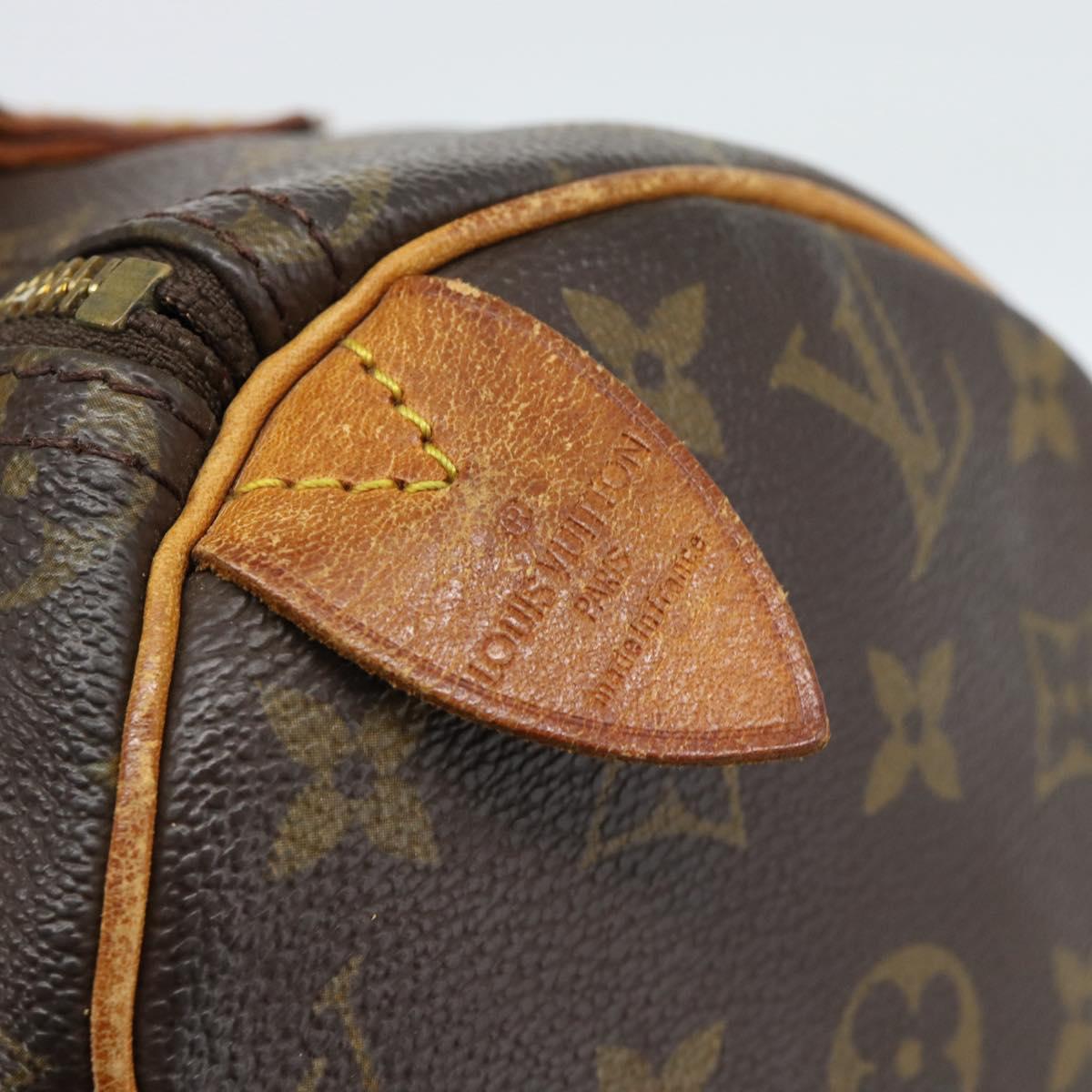 LOUIS VUITTON Monogram Speedy 25 Hand Bag M41528 LV Auth 186344A
