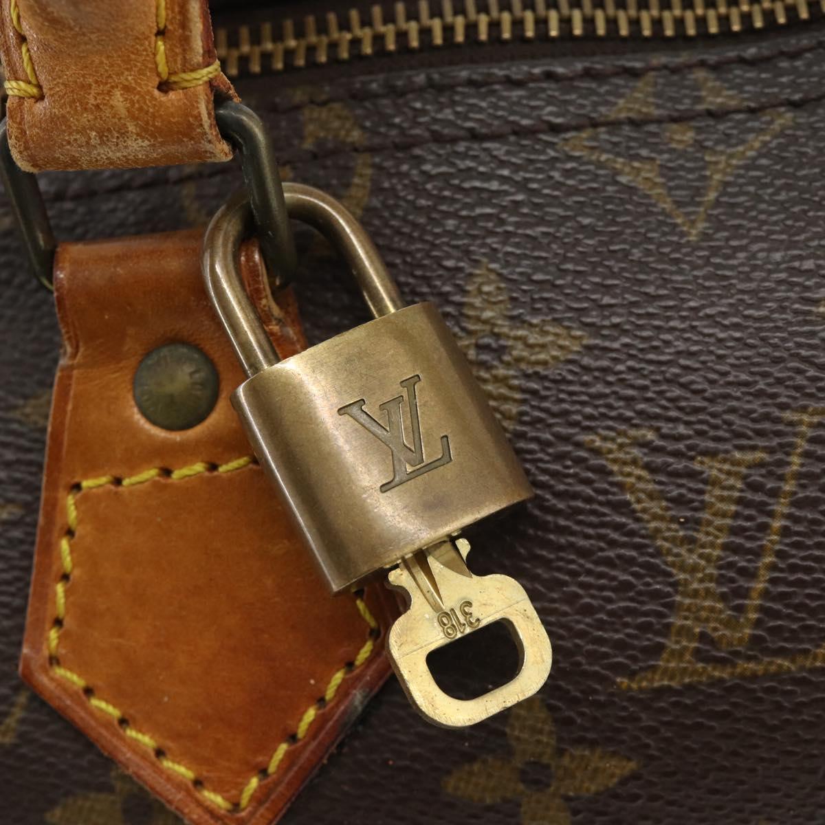 LOUIS VUITTON Monogram Speedy 25 Hand Bag M41528 LV Auth 186344A