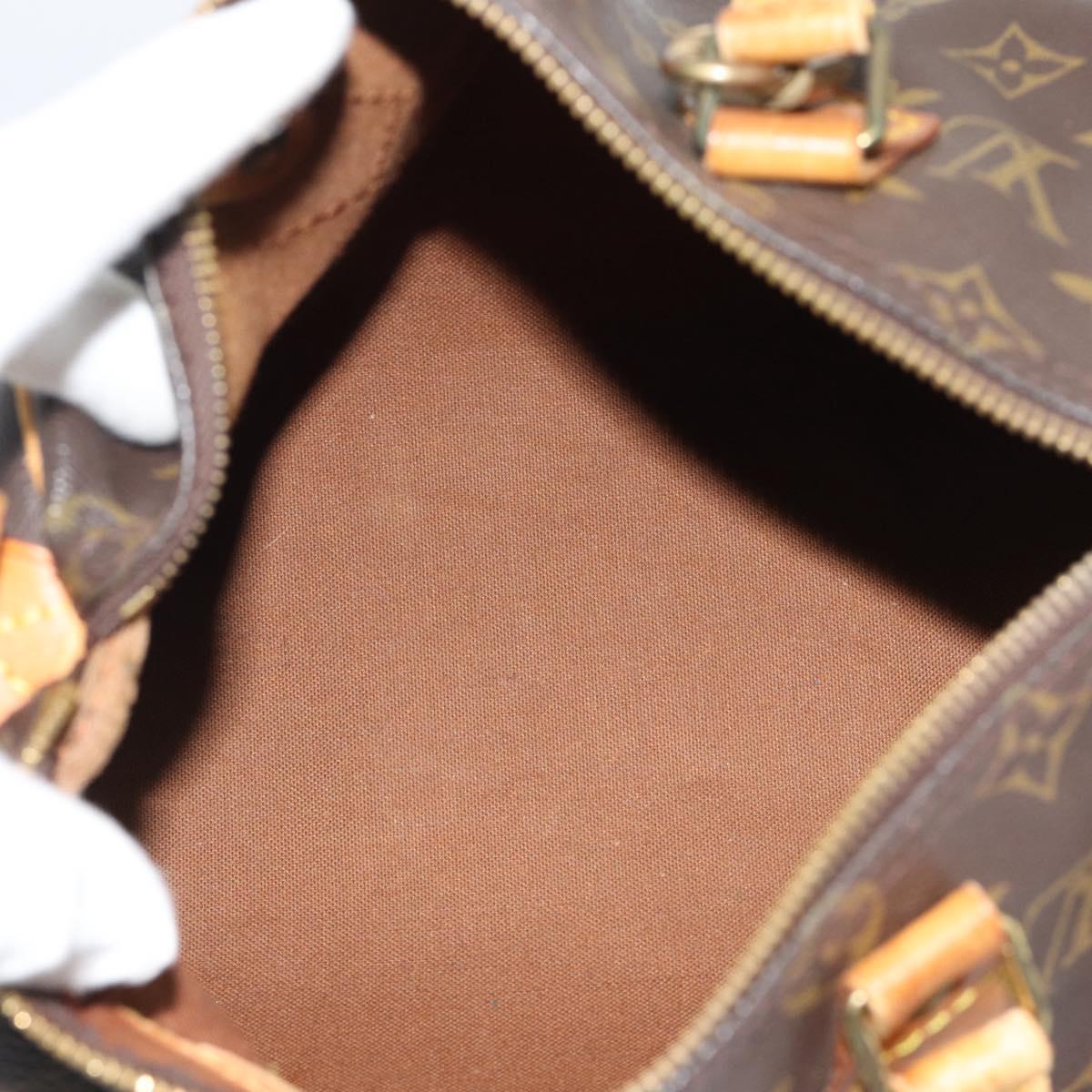 LOUIS VUITTON Monogram Speedy 25 Hand Bag M41528 LV Auth 186344A