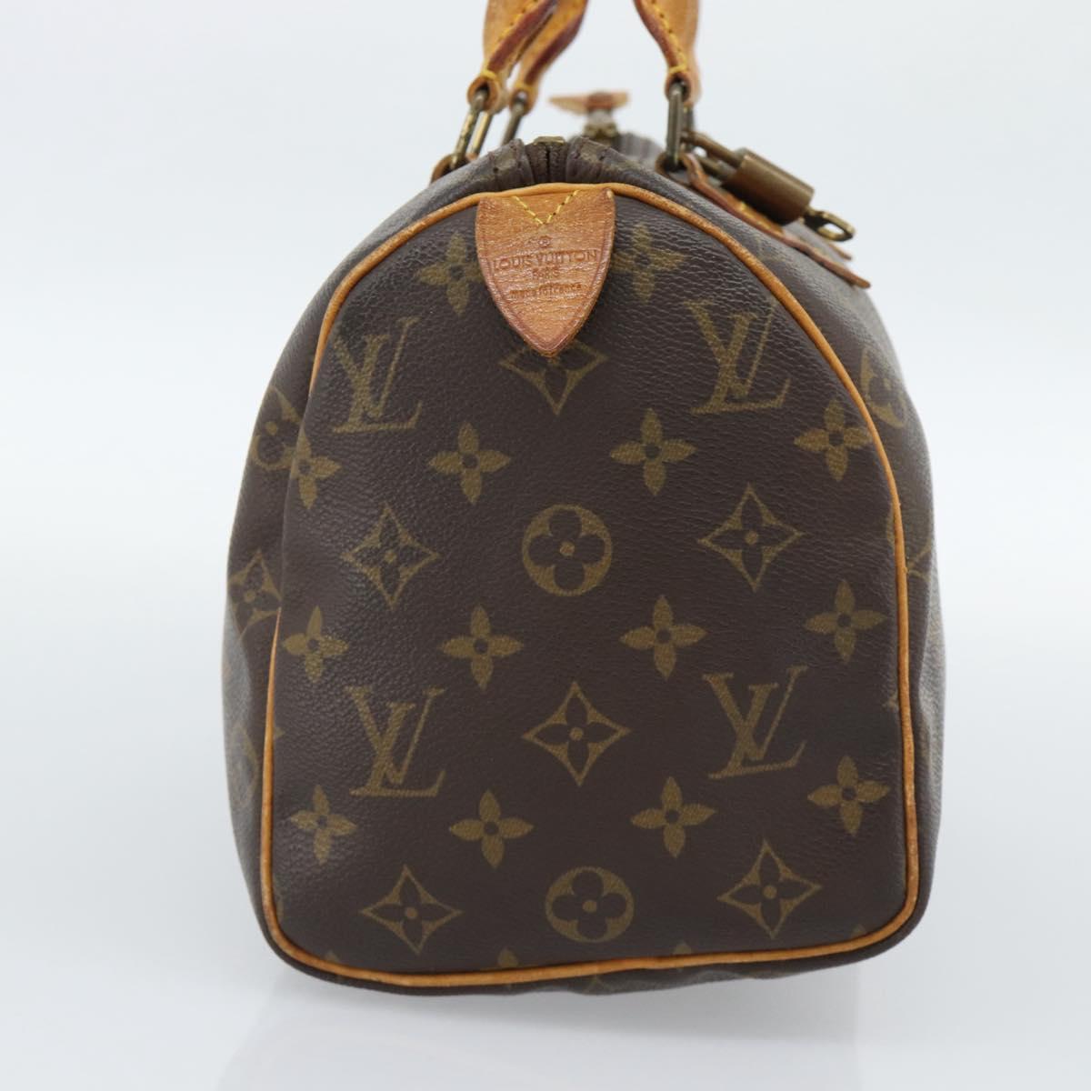 LOUIS VUITTON Monogram Speedy 25 Hand Bag M41528 LV Auth 186344A