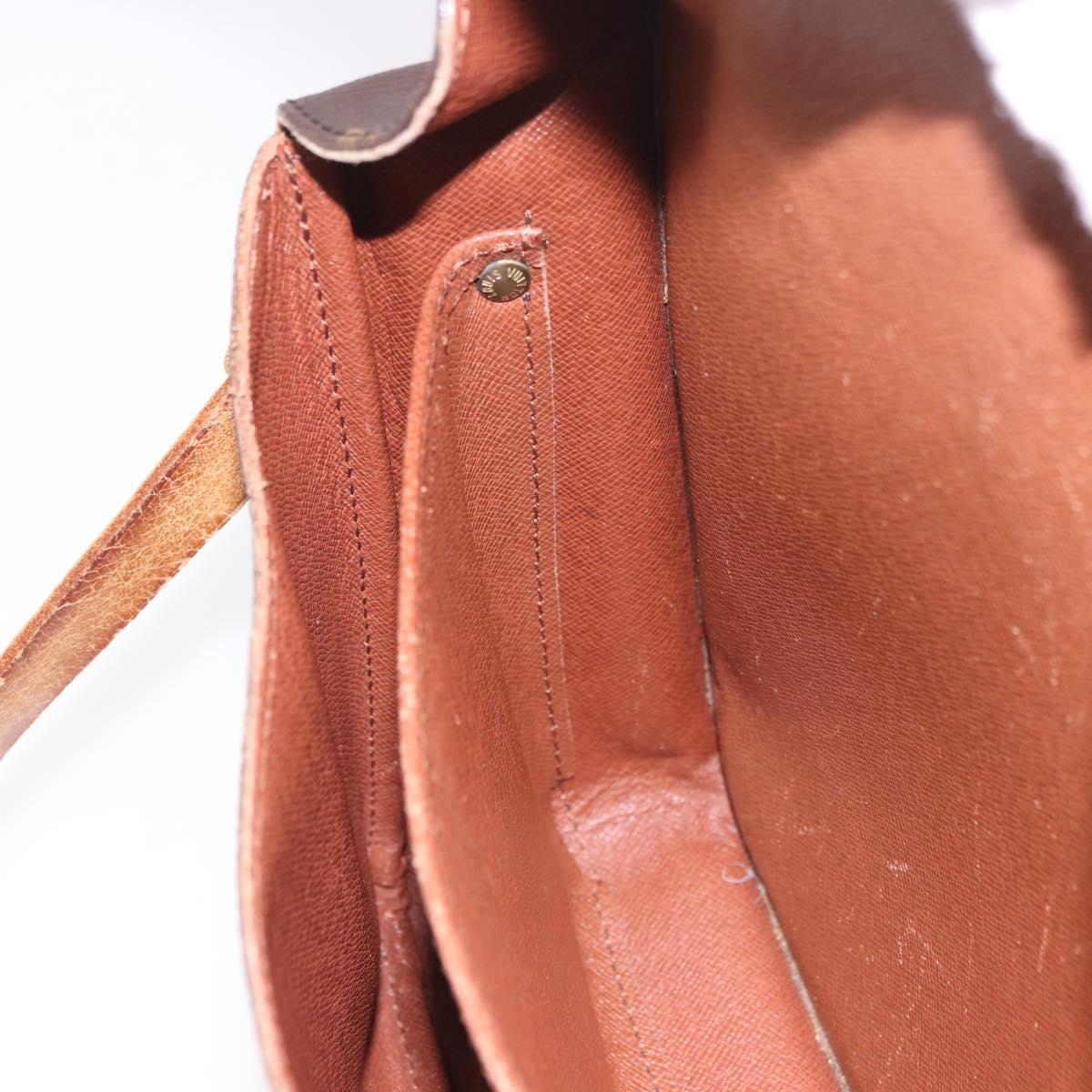 LOUIS VUITTON Monogram Cartouchiere GM Shoulder Bag M51252 LV Auth 186346