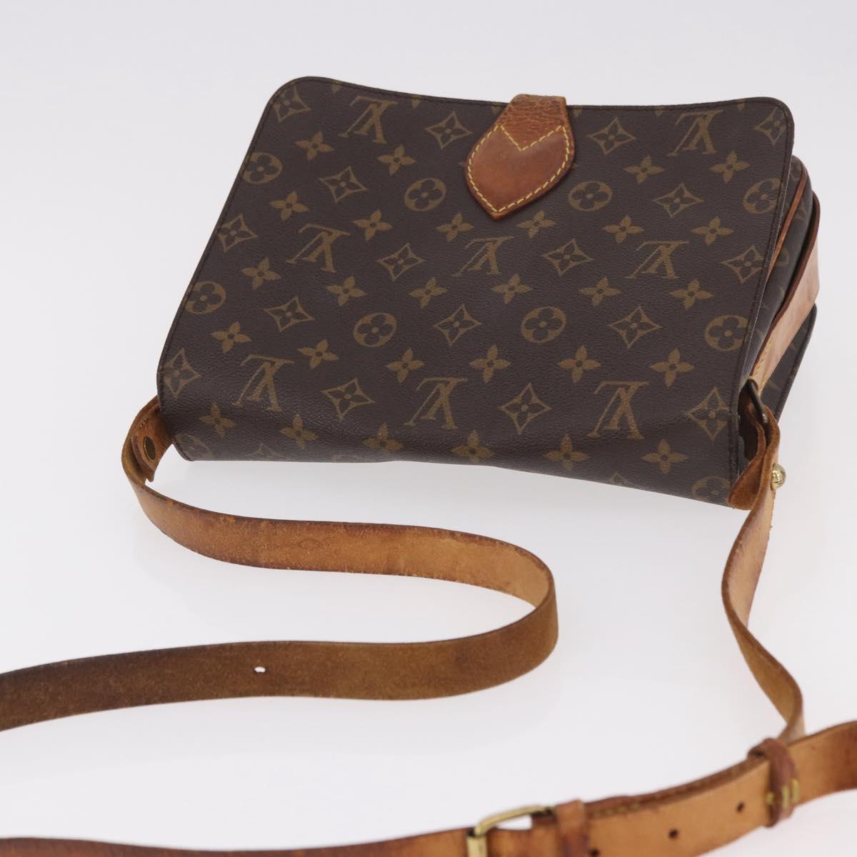 LOUIS VUITTON Monogram Cartouchiere GM Shoulder Bag M51252 LV Auth 186346