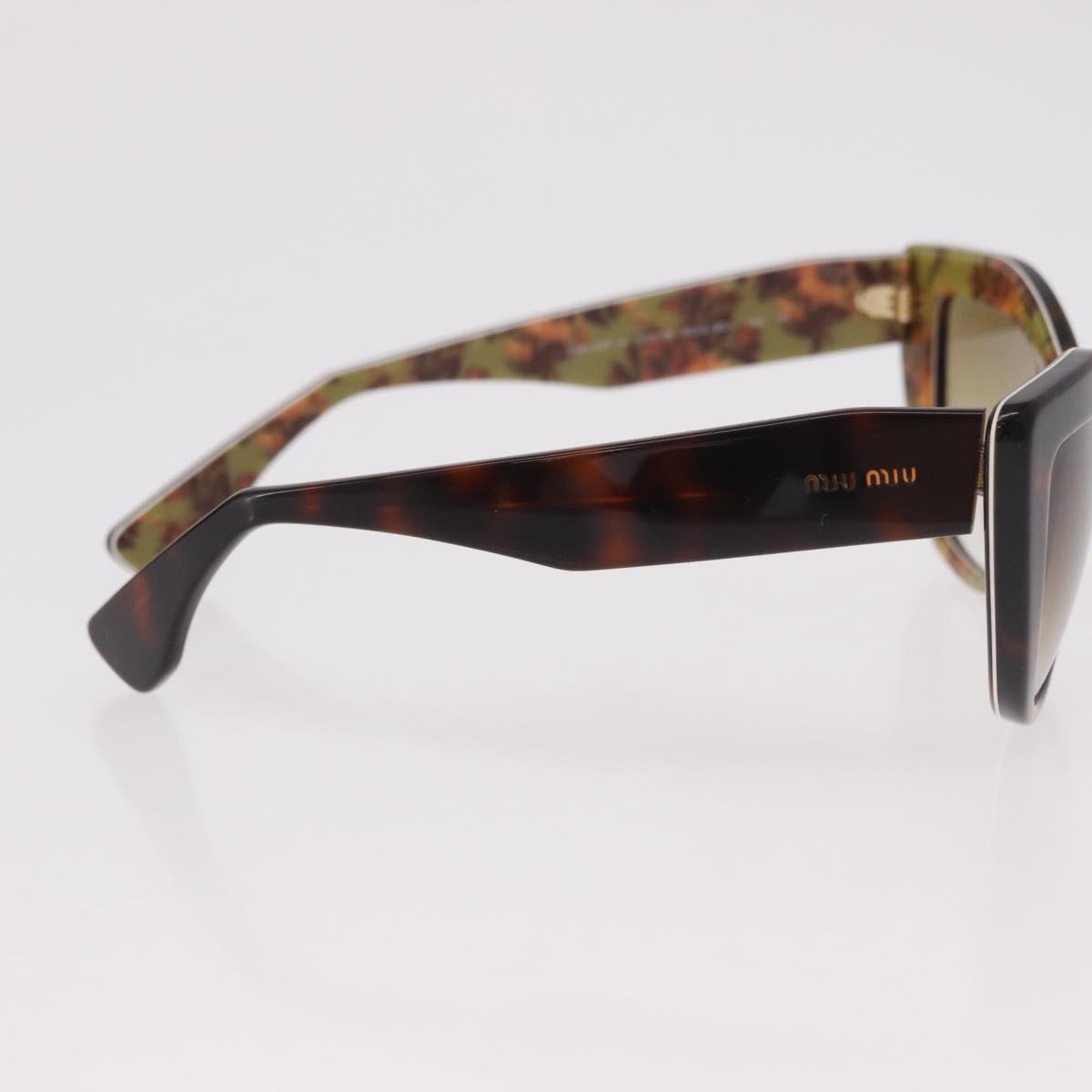 Miu Miu Sunglasses plastic Brown Auth 186352M