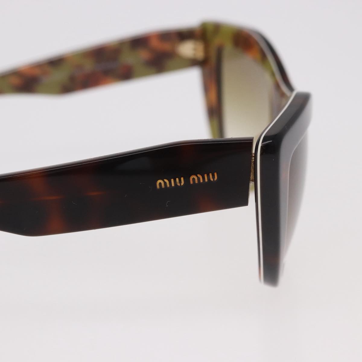 Miu Miu Sunglasses plastic Brown Auth 186352M