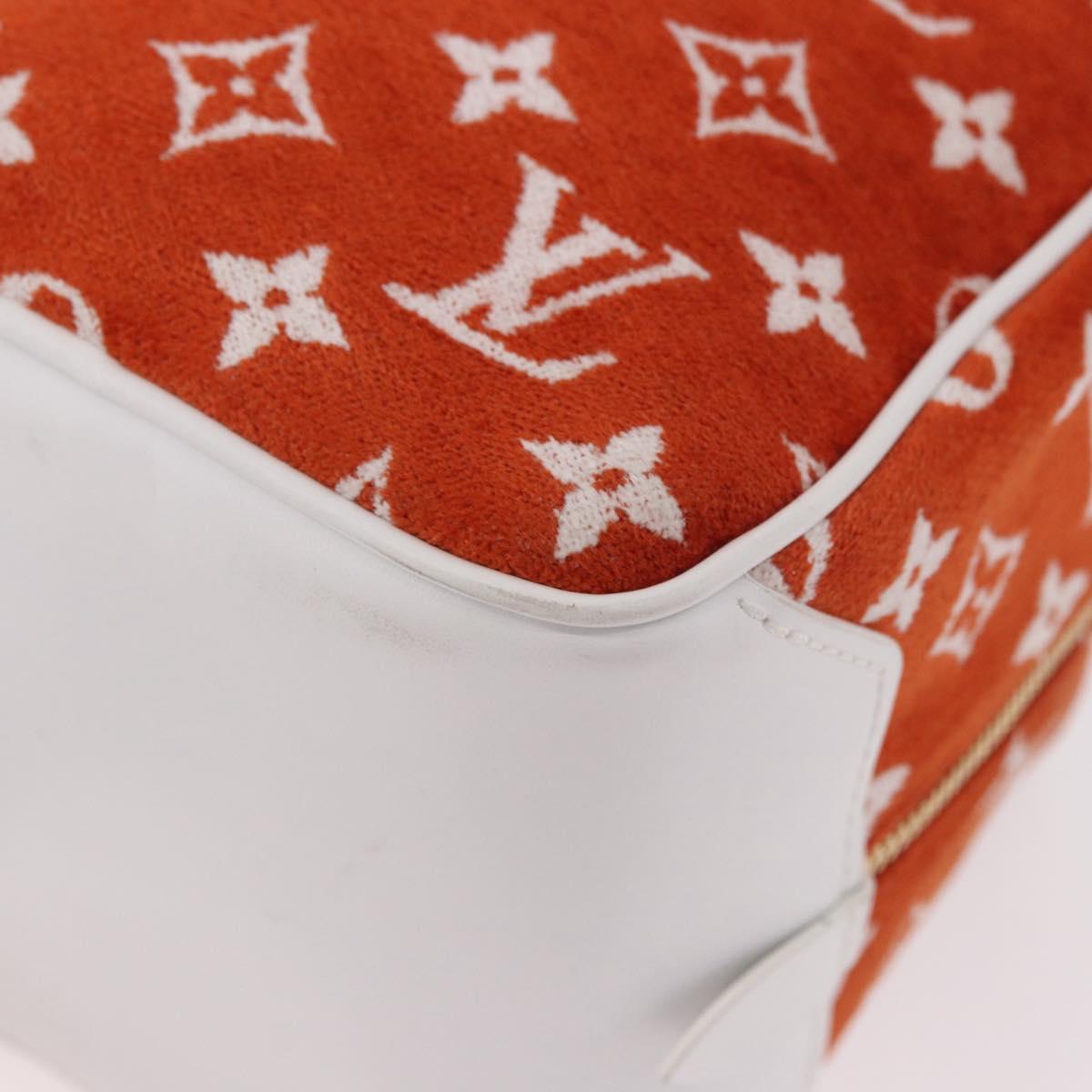 LOUIS VUITTON Monogram Jaguar LV Match Square Bag Orange M46212 Auth 186370SAM