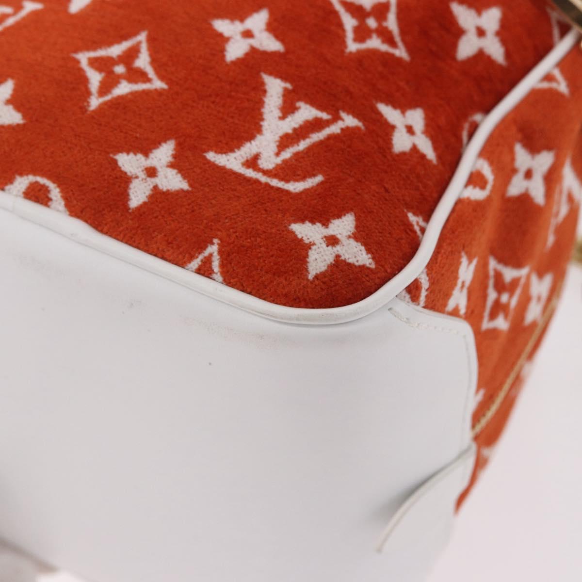 LOUIS VUITTON Monogram Jaguar LV Match Square Bag Orange M46212 Auth 186370SAM