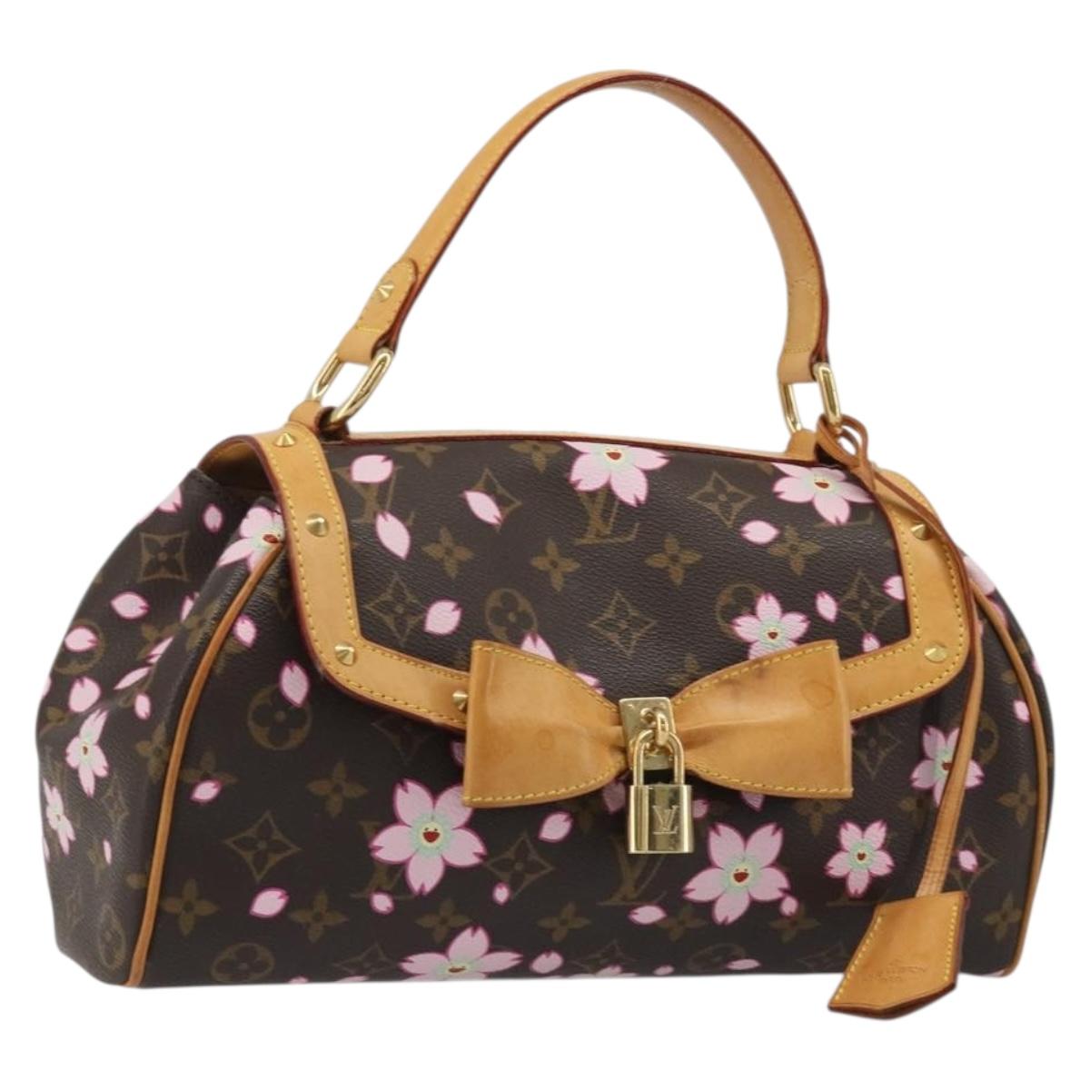 LOUIS VUITTON Monogram Cherry Blossom Sac Retro PM Bag M92012 LV Auth 186371SAV