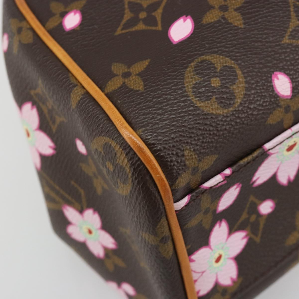 LOUIS VUITTON Monogram Cherry Blossom Sac Retro PM Bag M92012 LV Auth 186371SAV