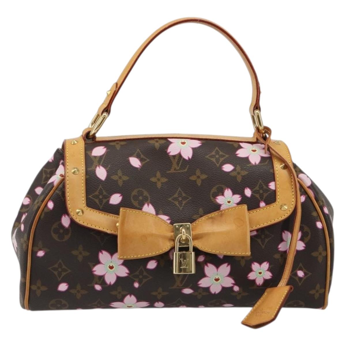 LOUIS VUITTON Monogram Cherry Blossom Sac Retro PM Bag M92012 LV Auth 186371SAV