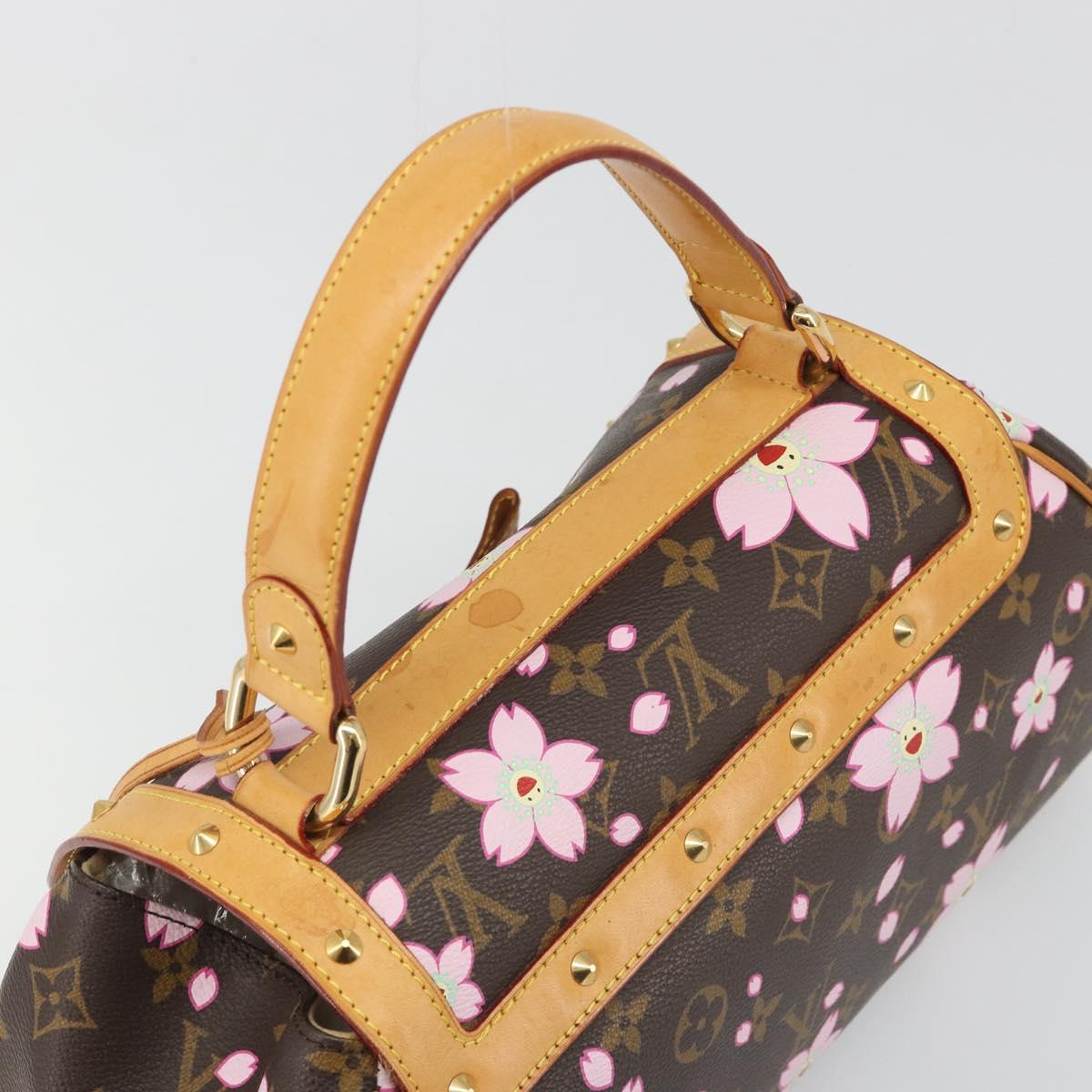 LOUIS VUITTON Monogram Cherry Blossom Sac Retro PM Bag M92012 LV Auth 186371SAV