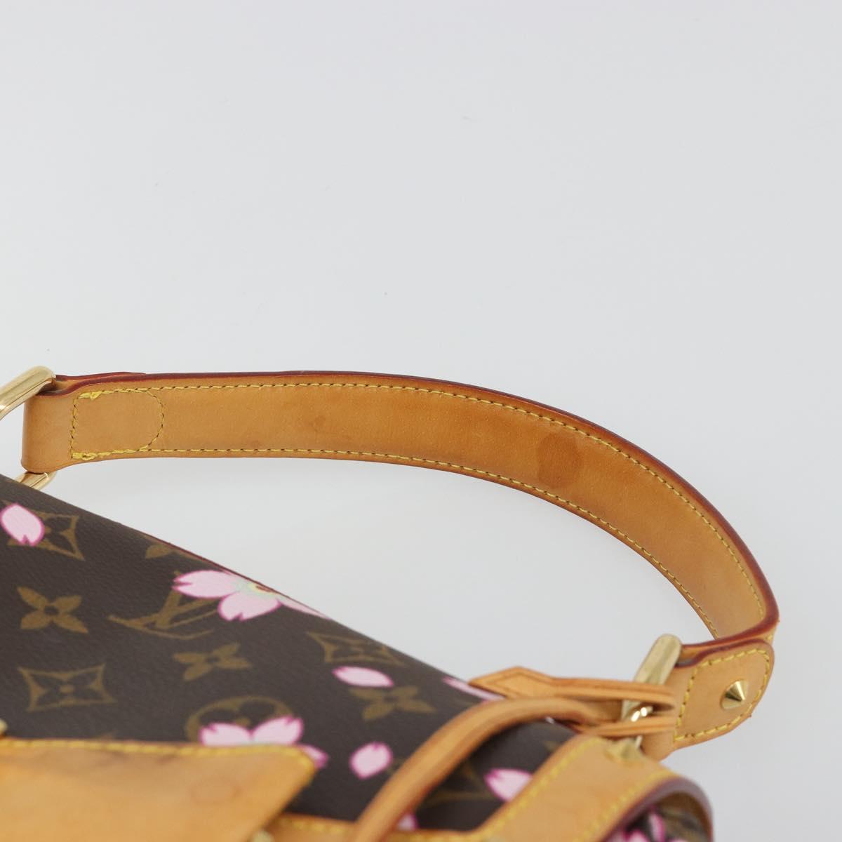 LOUIS VUITTON Monogram Cherry Blossom Sac Retro PM Bag M92012 LV Auth 186371SAV