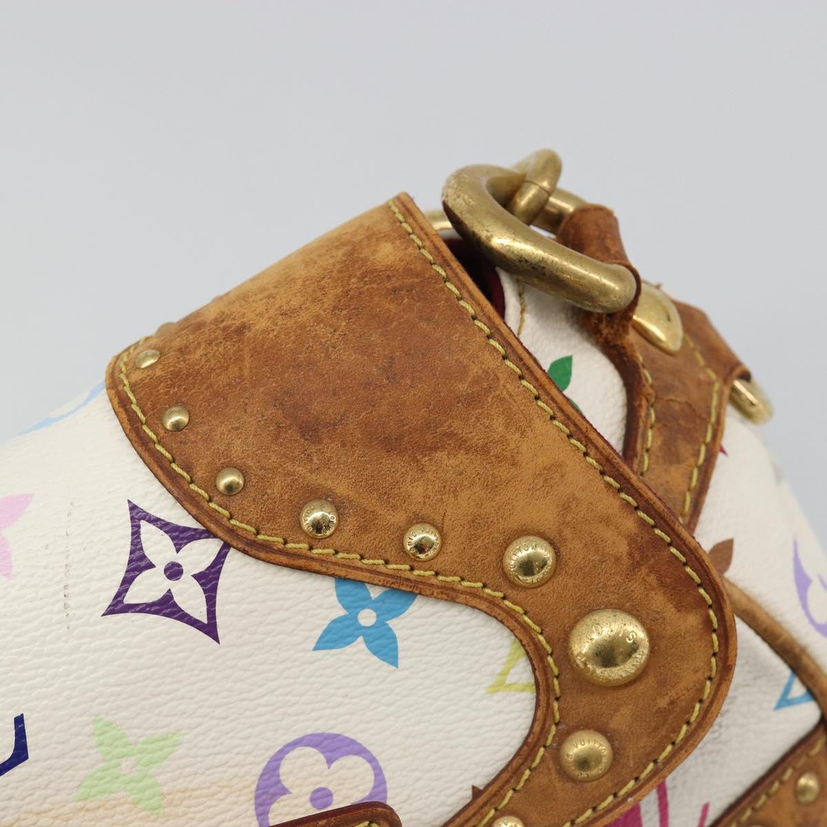 LOUIS VUITTON Monogram Multicolor Marilyn Shoulder Bag White M40206 Auth 186372