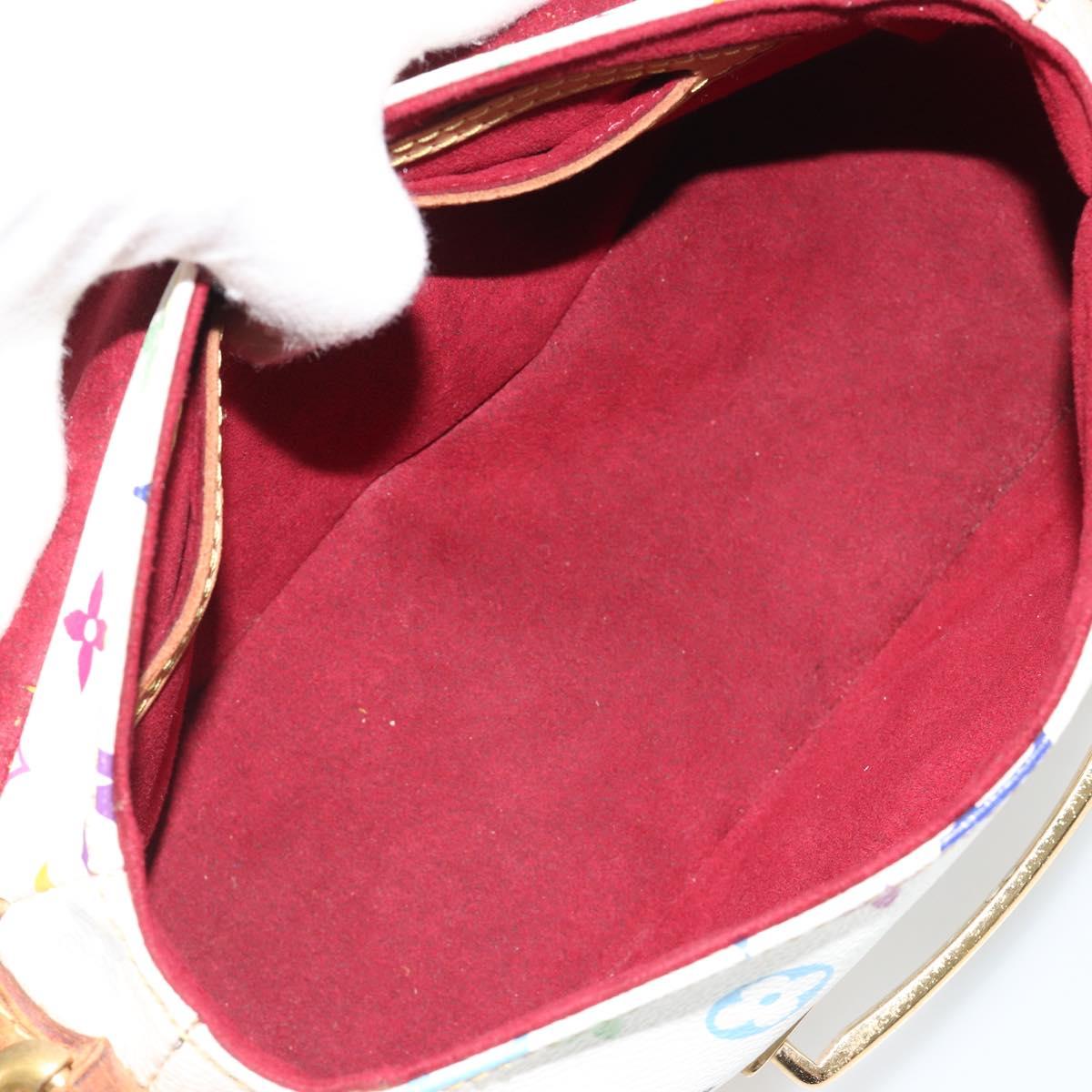 LOUIS VUITTON Monogram Multicolor Marilyn Shoulder Bag White M40206 Auth 186372