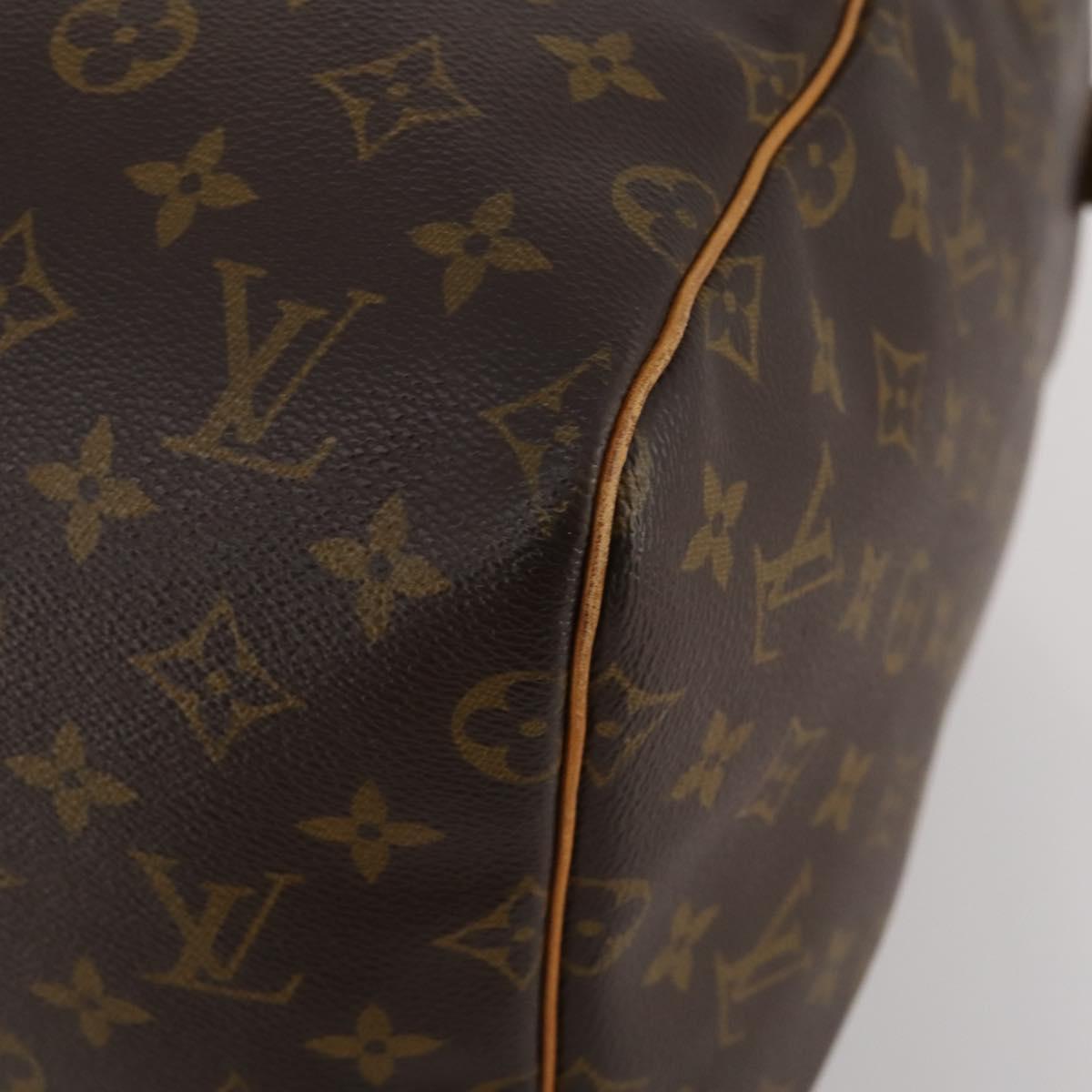 LOUIS VUITTON Monogram Keepall 55 Boston Bag M41424 LV Auth 186387A
