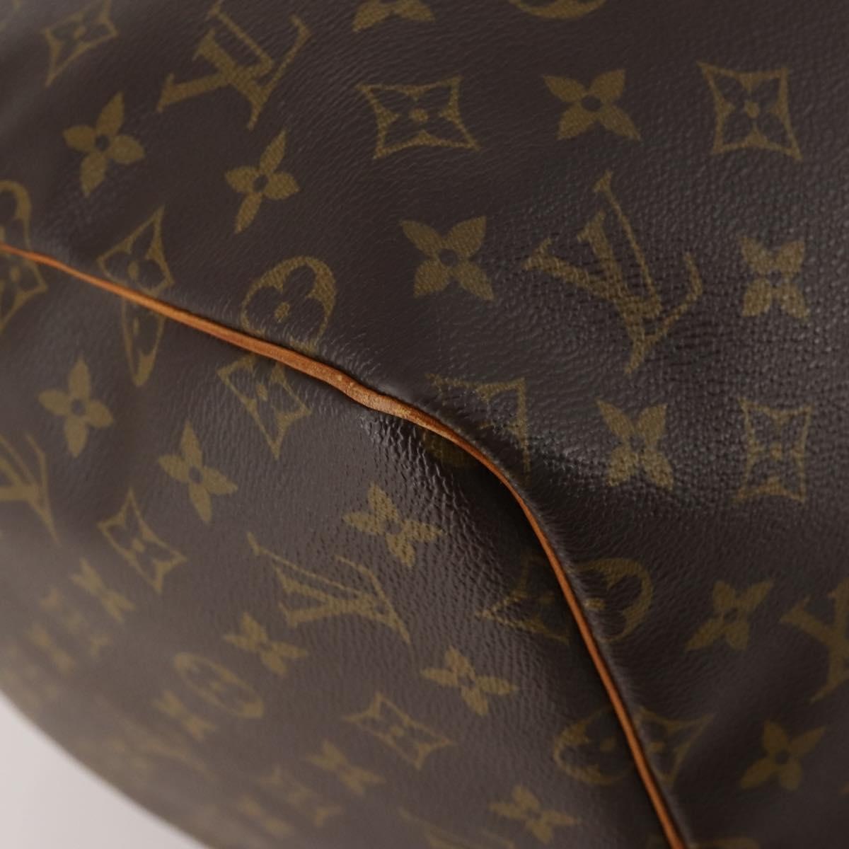 LOUIS VUITTON Monogram Keepall 55 Boston Bag M41424 LV Auth 186387A