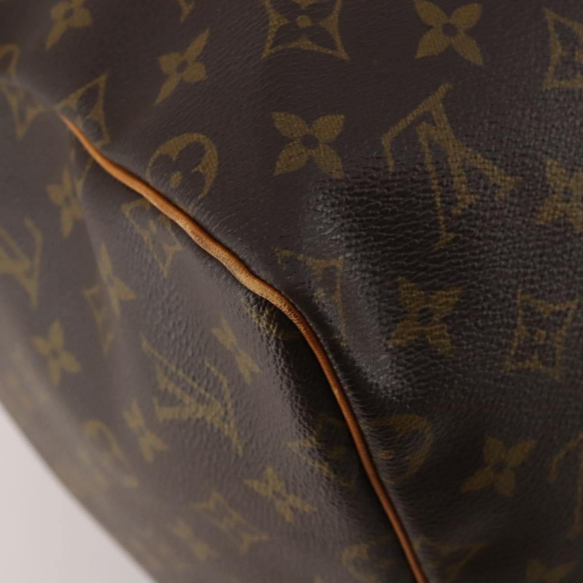 LOUIS VUITTON Monogram Keepall 55 Boston Bag M41424 LV Auth 186387A