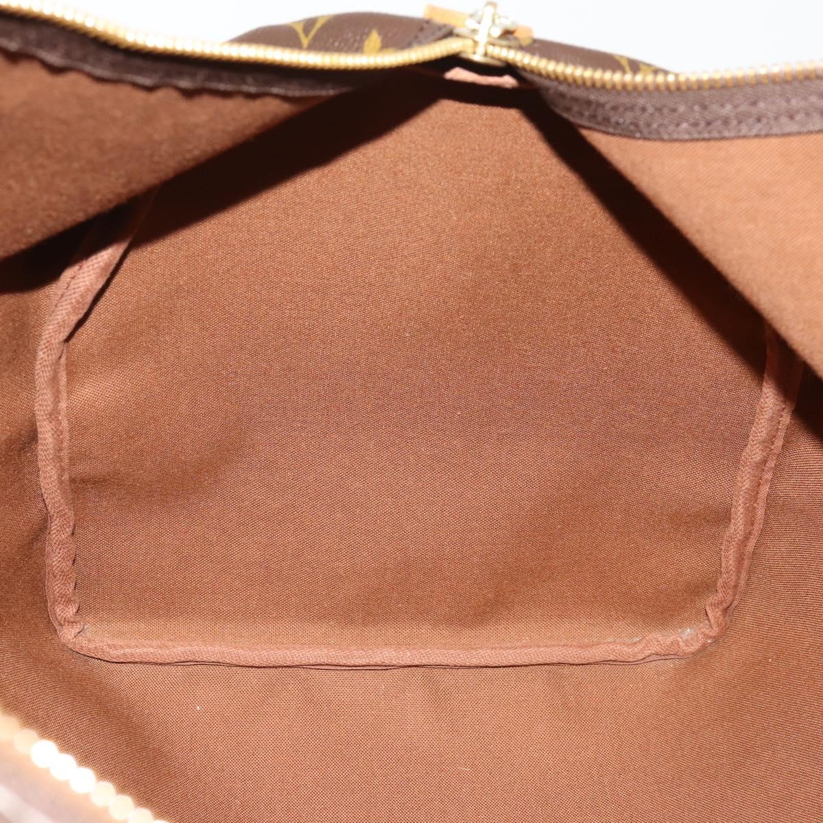 LOUIS VUITTON Monogram Keepall 55 Boston Bag M41424 LV Auth 186387A