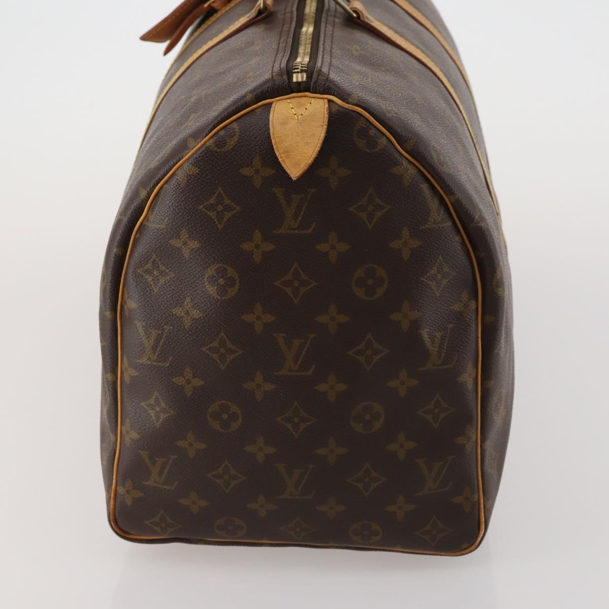 LOUIS VUITTON Monogram Keepall 50 Boston Bag M41426 LV Auth 186388A