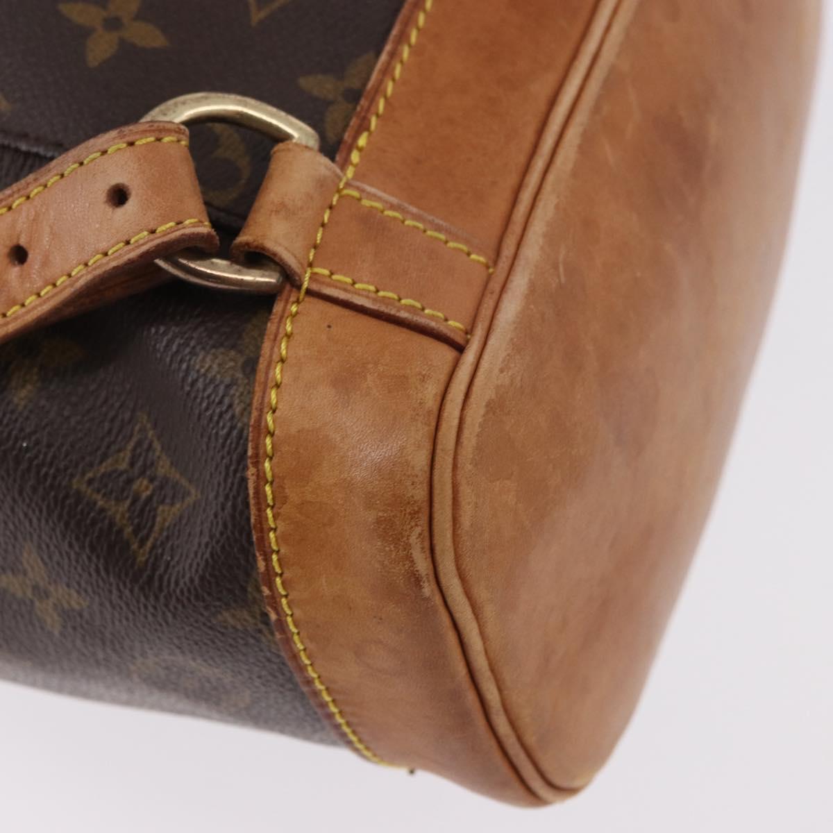 LOUIS VUITTON Monogram Montsouris MM Backpack M51136 LV Auth 186390