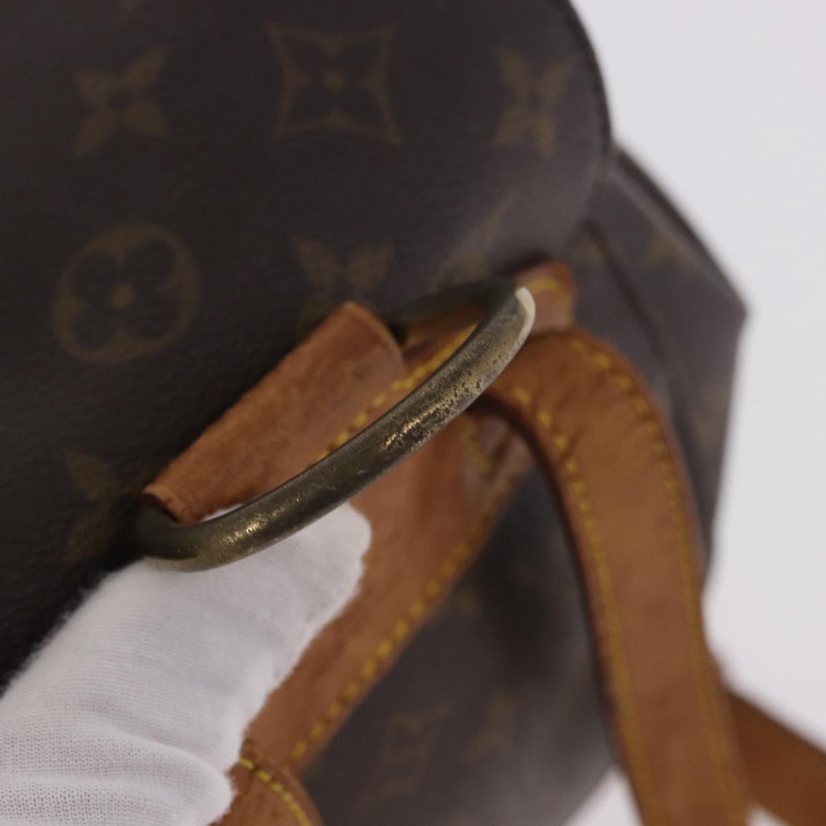 LOUIS VUITTON Monogram Montsouris MM Backpack M51136 LV Auth 186390