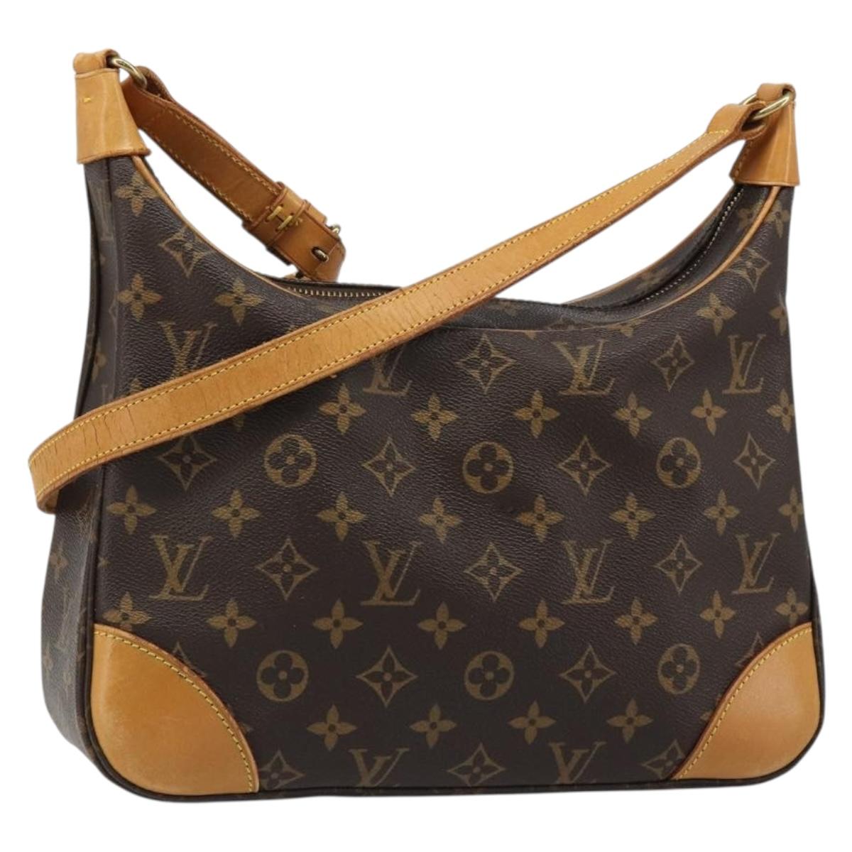 LOUIS VUITTON Monogram Boulogne 30 Shoulder Bag M51265 LV Auth 186391