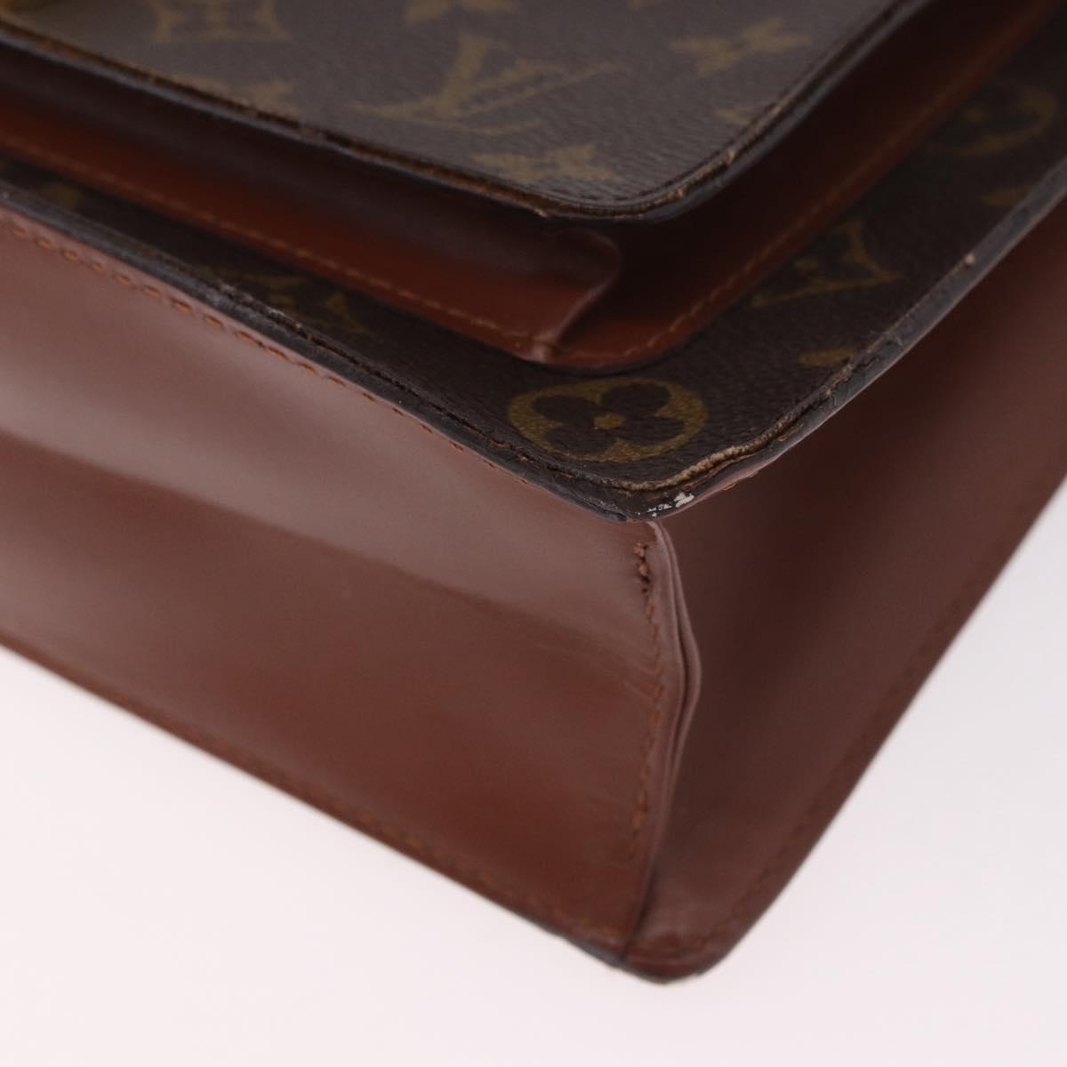 LOUIS VUITTON Monogram Monceau 28 Hand Bag M51185 LV Auth 186392